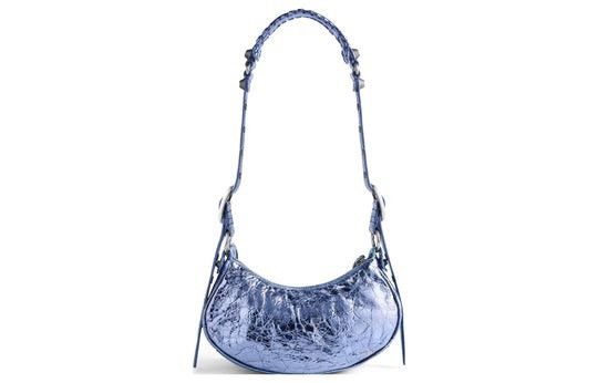 Balenciaga Balenciaga Le Cagole XS Shoulder Bag Metallized 'Purple' Size ONE SIZE - 4 Thumbnail