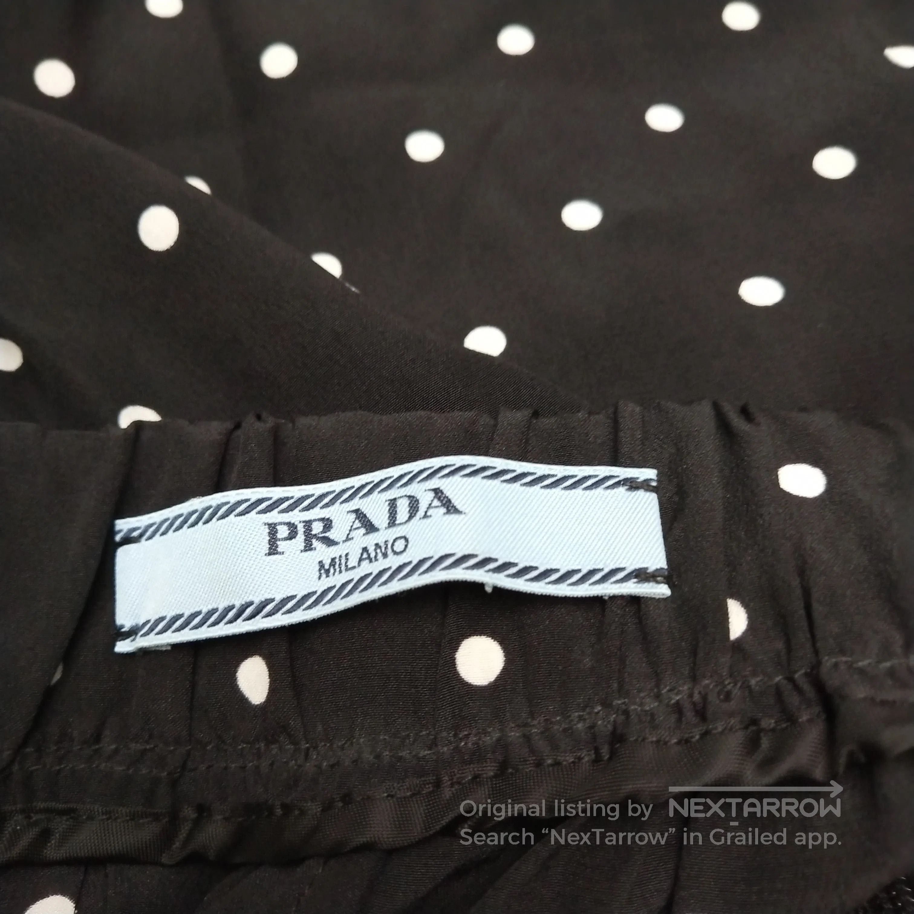 Prada Prada Color Block Polka Dot Trousers Size 4. Size 39" - 4 Thumbnail