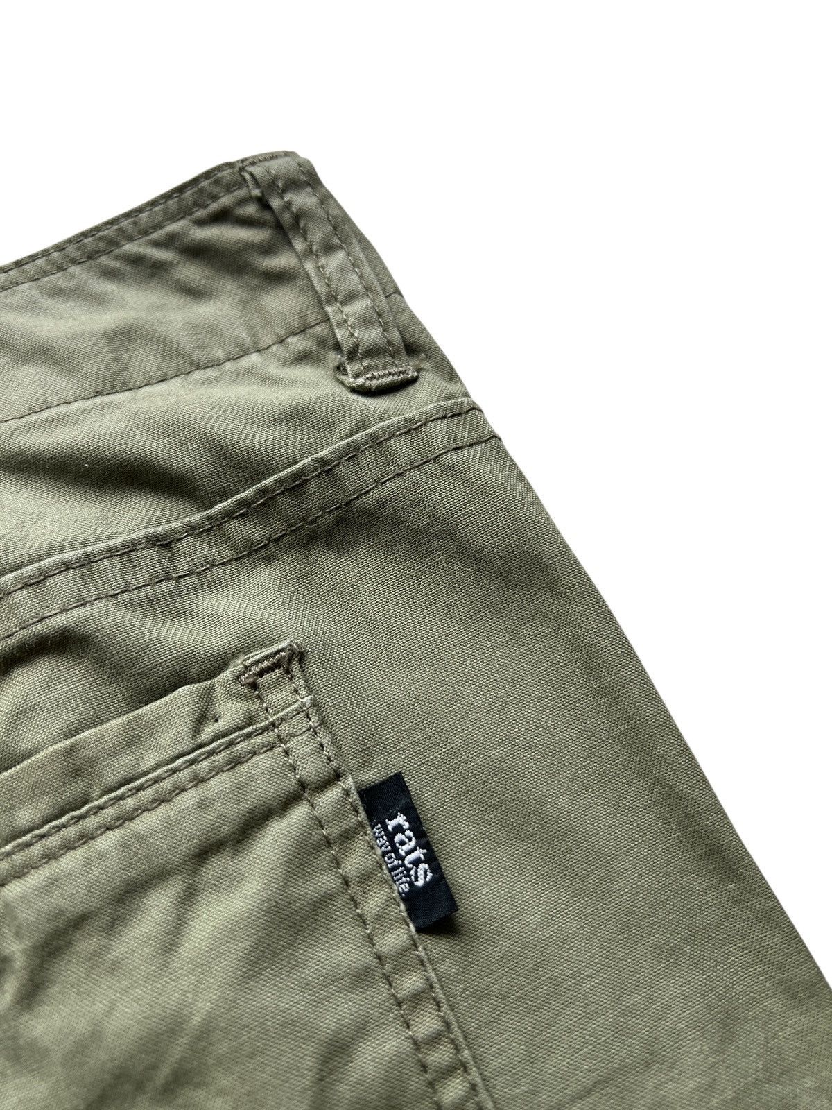 Japanese Brand Rats ‘Revolutionary Warfare” Military Green Pants Size US 32 / EU 48 - 6 Thumbnail