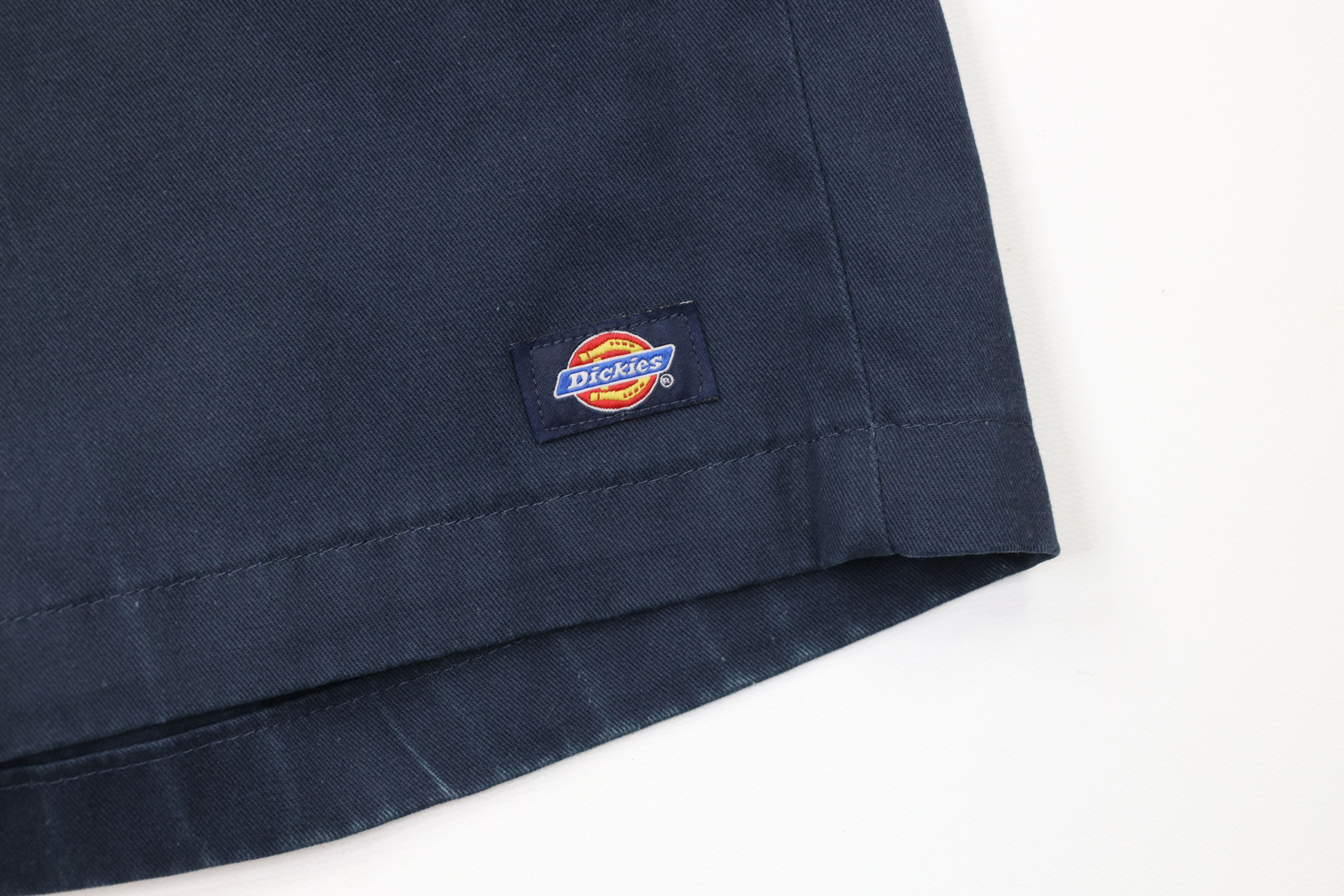 Dickies × Vintage Vintage Y2K Dickies Spell Out Loose Fit Workwear Shorts Blue Size US 36 / EU 52 - 5 Thumbnail
