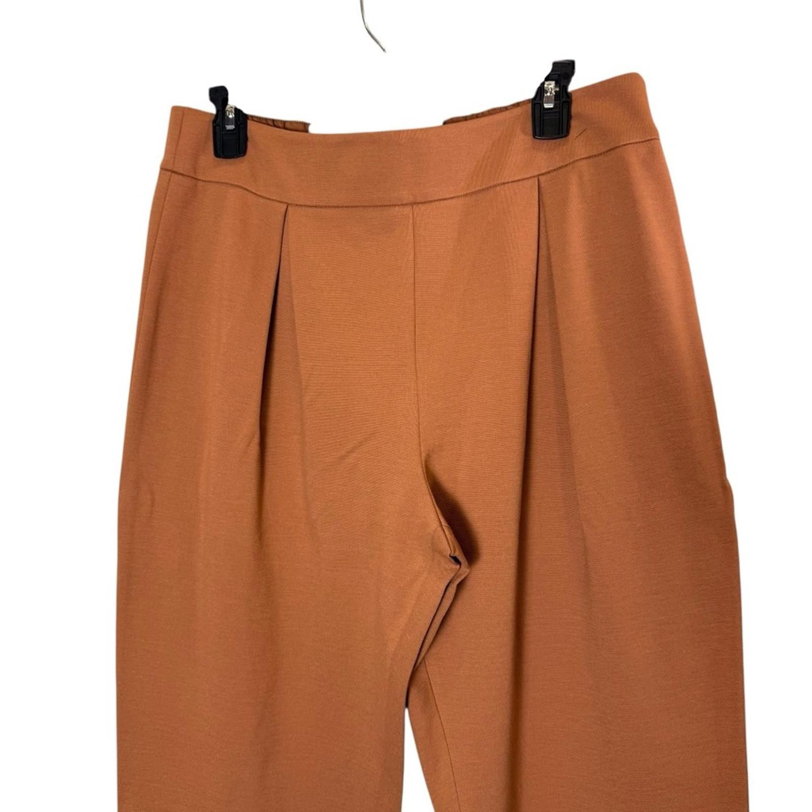 Other Liviana Conti Womens Italian Jersey Pleated Pants sz 10 Size 32" / US 10 / IT 46 - 2 Thumbnail