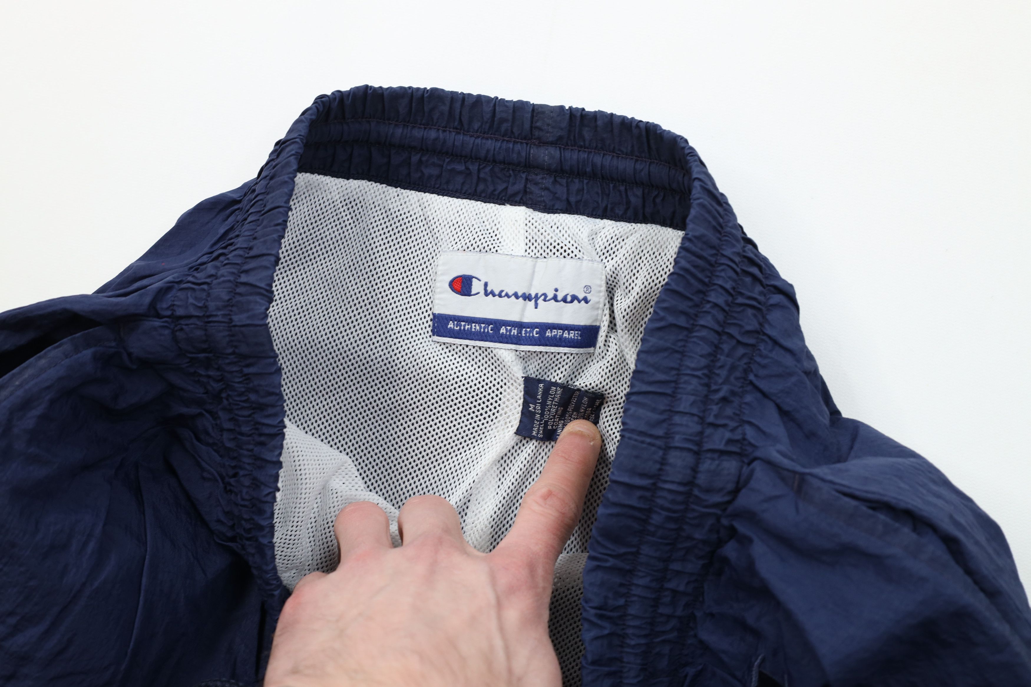 Champion Vintage 90s Champion University Michigan Windbreaker Pants Size US 34 / EU 50 - 9 Thumbnail