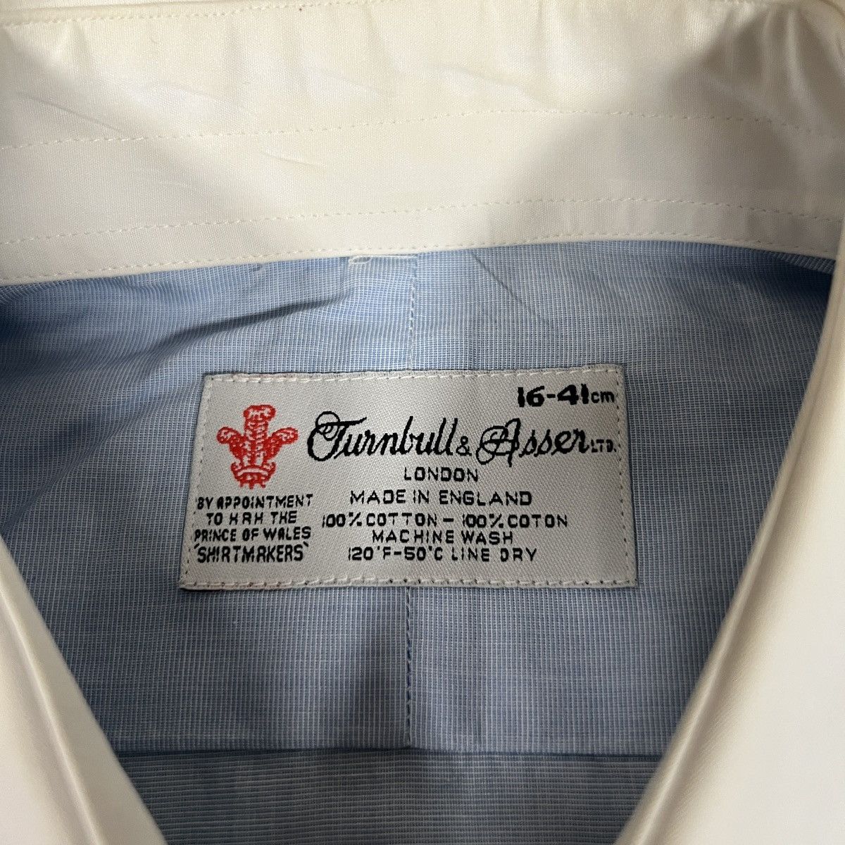 Turnbull & Asser Turnbull and Asser Blue and White Shirt Size US L / EU 52-54 / 3 - 5 Thumbnail