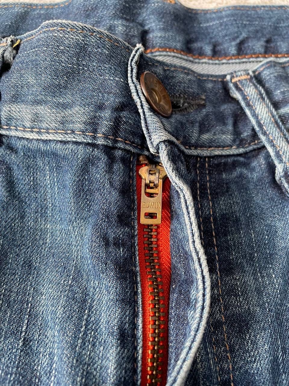Edwin × Japanese Brand × Vintage Vintage Edwin SK505N Selvage Denim Pants Y2K Ultra Rare Item Size US 33 - 8 Thumbnail