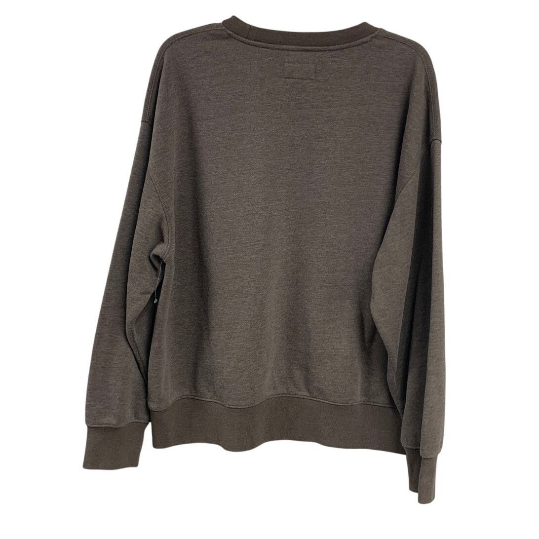 American Eagle Outfitters New Hand Printed Mens Med Brown Fall Long Sleeve Sweatshirt Size US M / EU 48-50 / 2 - 4 Thumbnail