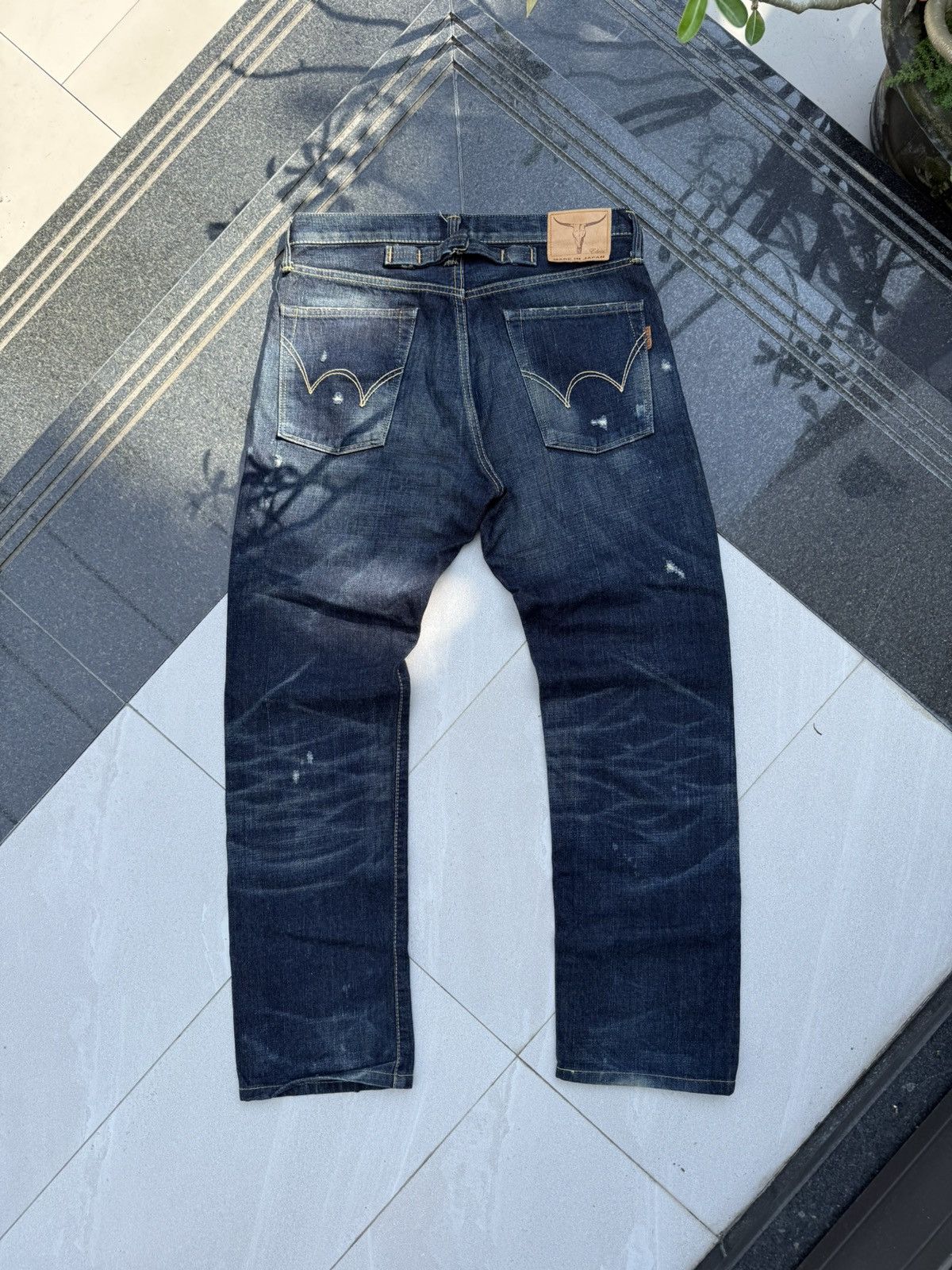 Edwin × Vintage 90’s EDWIN RARE JAPANESE BRAND RETRO Y2K POCKET LOGO DENIM Size US 29 - 2 Thumbnail