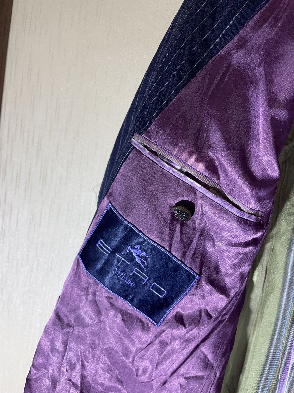 Designer × Etro Etro Vintage Wool Blazer Size 54R - 11 Thumbnail
