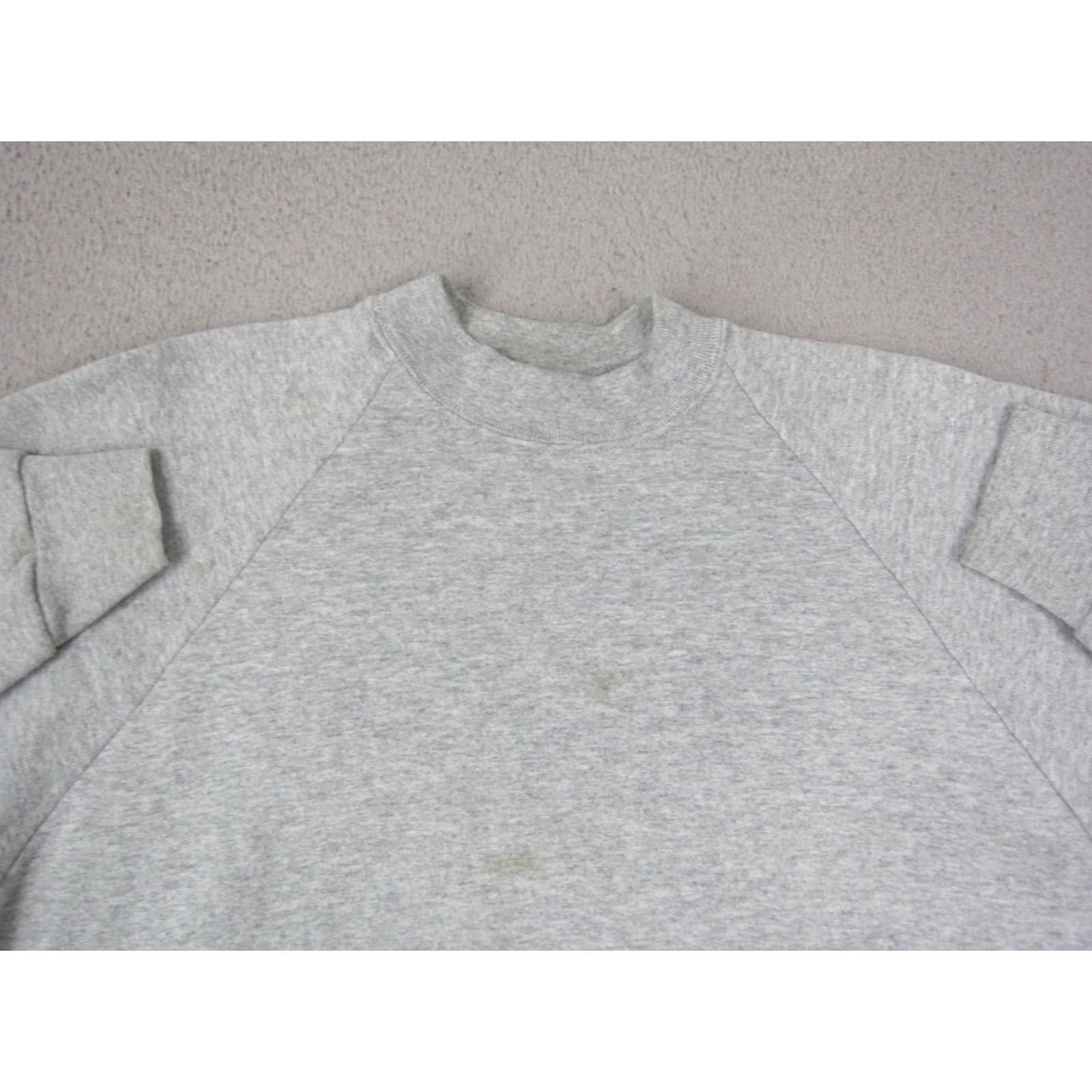 Fruit Of The Loom VINTAGE Fruit of the Loom Sweatshirt Adult XL Gray Mens 90s Size US XL / EU 56 / 4 - 2 Thumbnail
