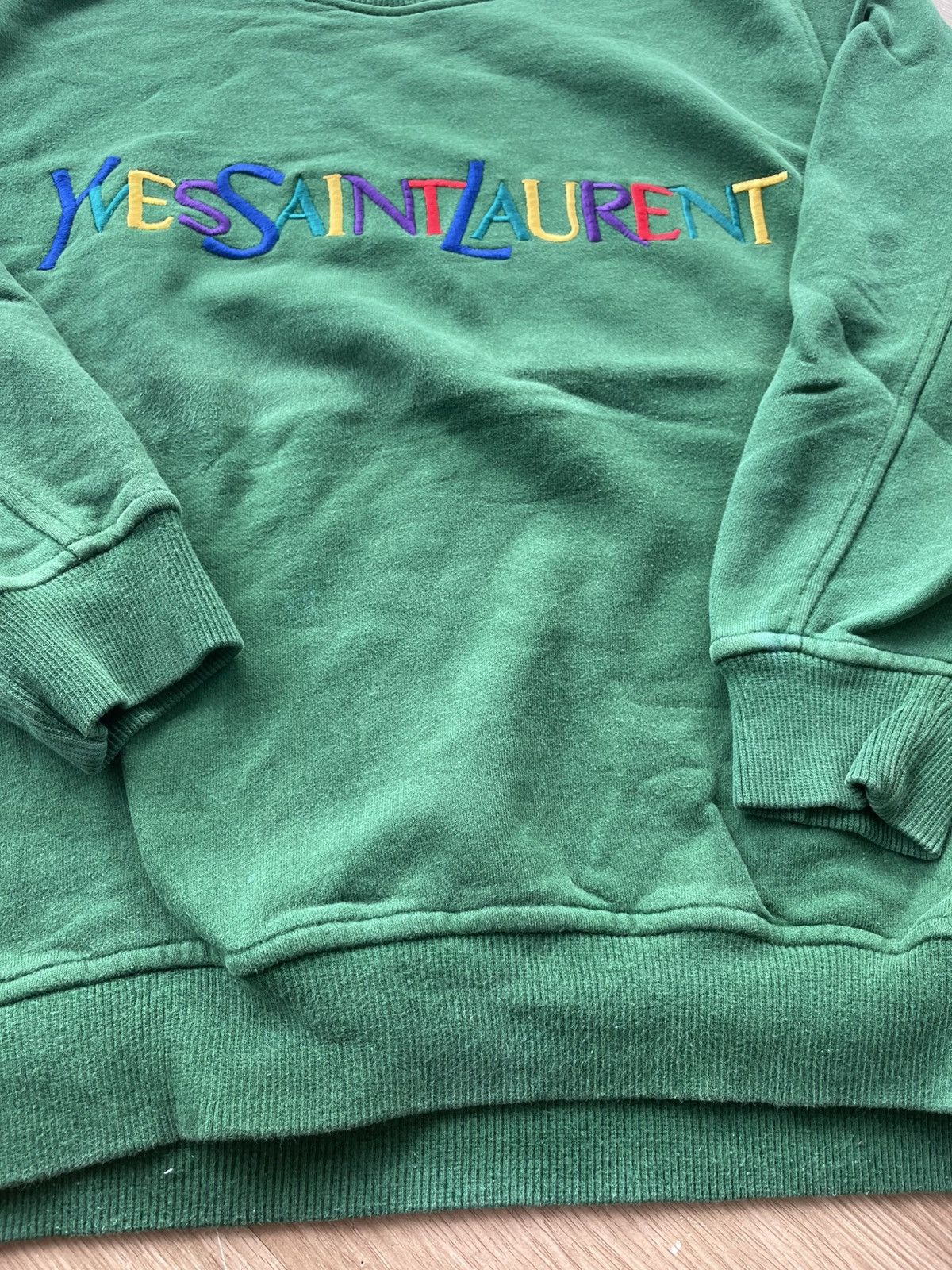 Yves Saint Laurent Yves saint lauren big logo sweatshirt Size US M / EU 48-50 / 2 - 2 Thumbnail