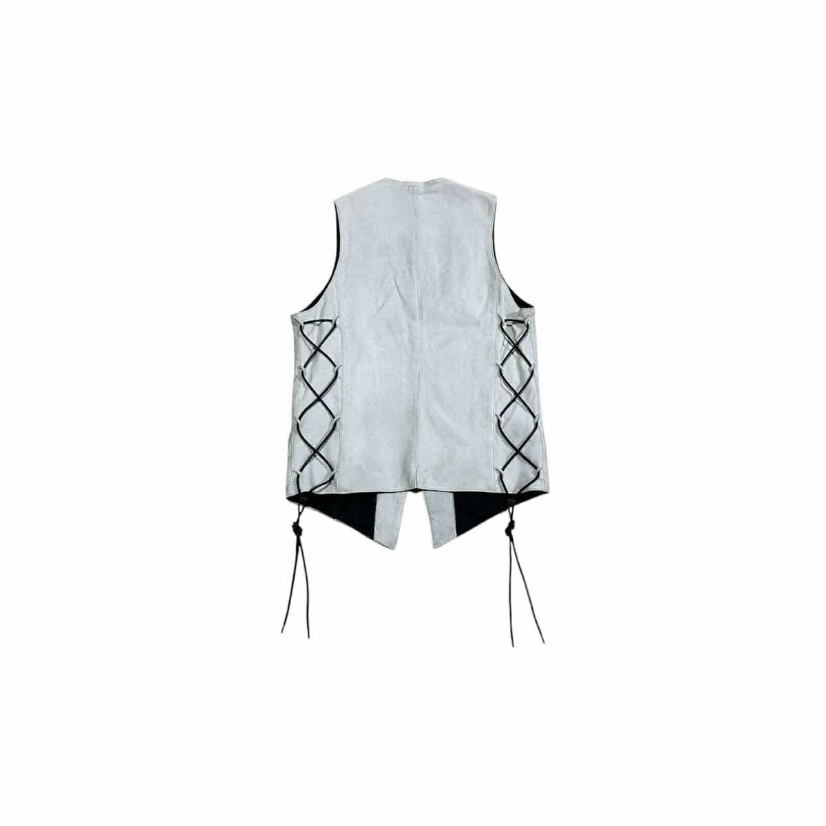 14th Addiction × If Six Was Nine × KMRii 🔥Y2K Archived Kiryuyrik Leather Vest Jacket Bondage Laces Up Size US L / EU 52-54 / 3 - 5 Thumbnail