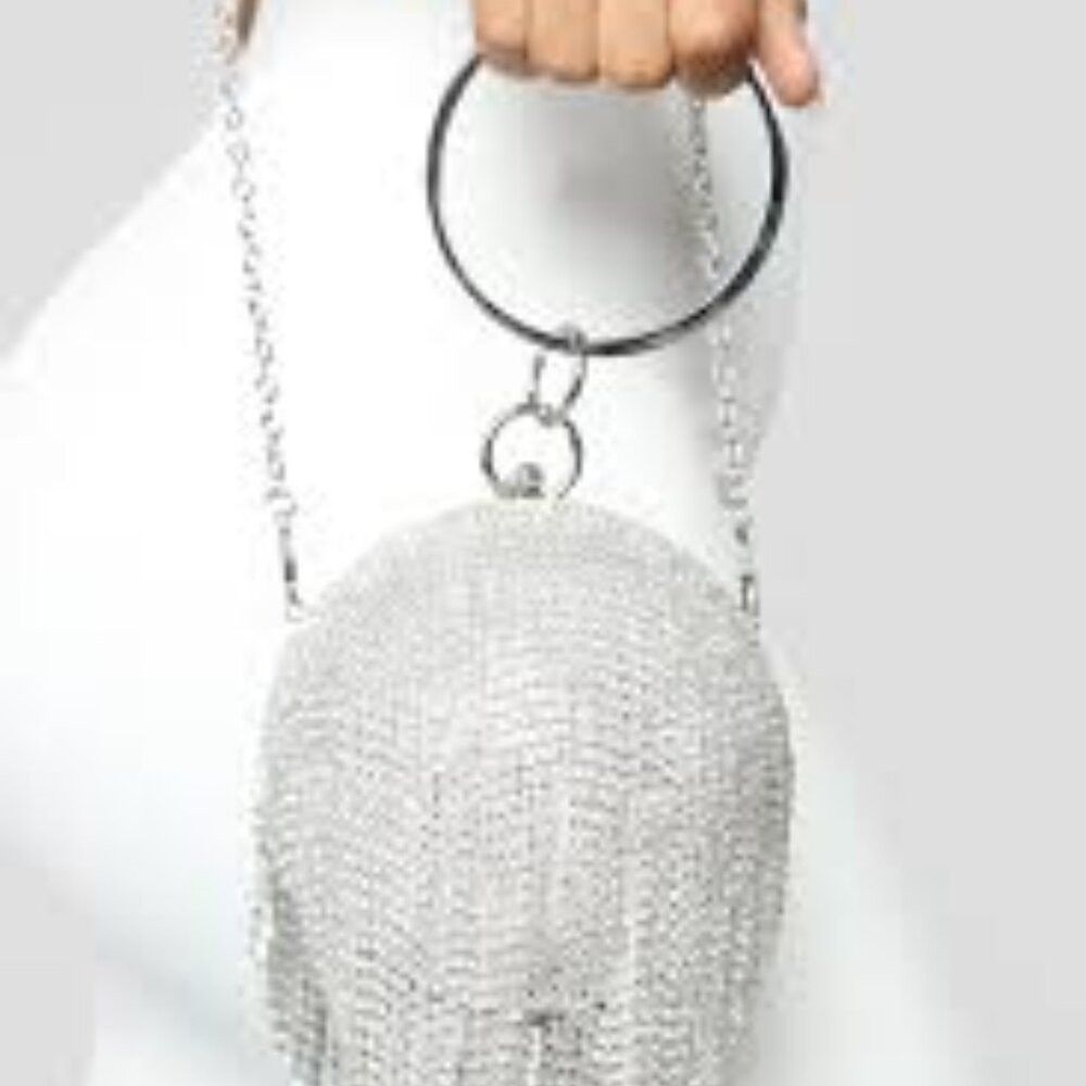 Fashion Nova Fashion Nova Ball of A Time Evening Clutch Size ONE SIZE - 4 Thumbnail