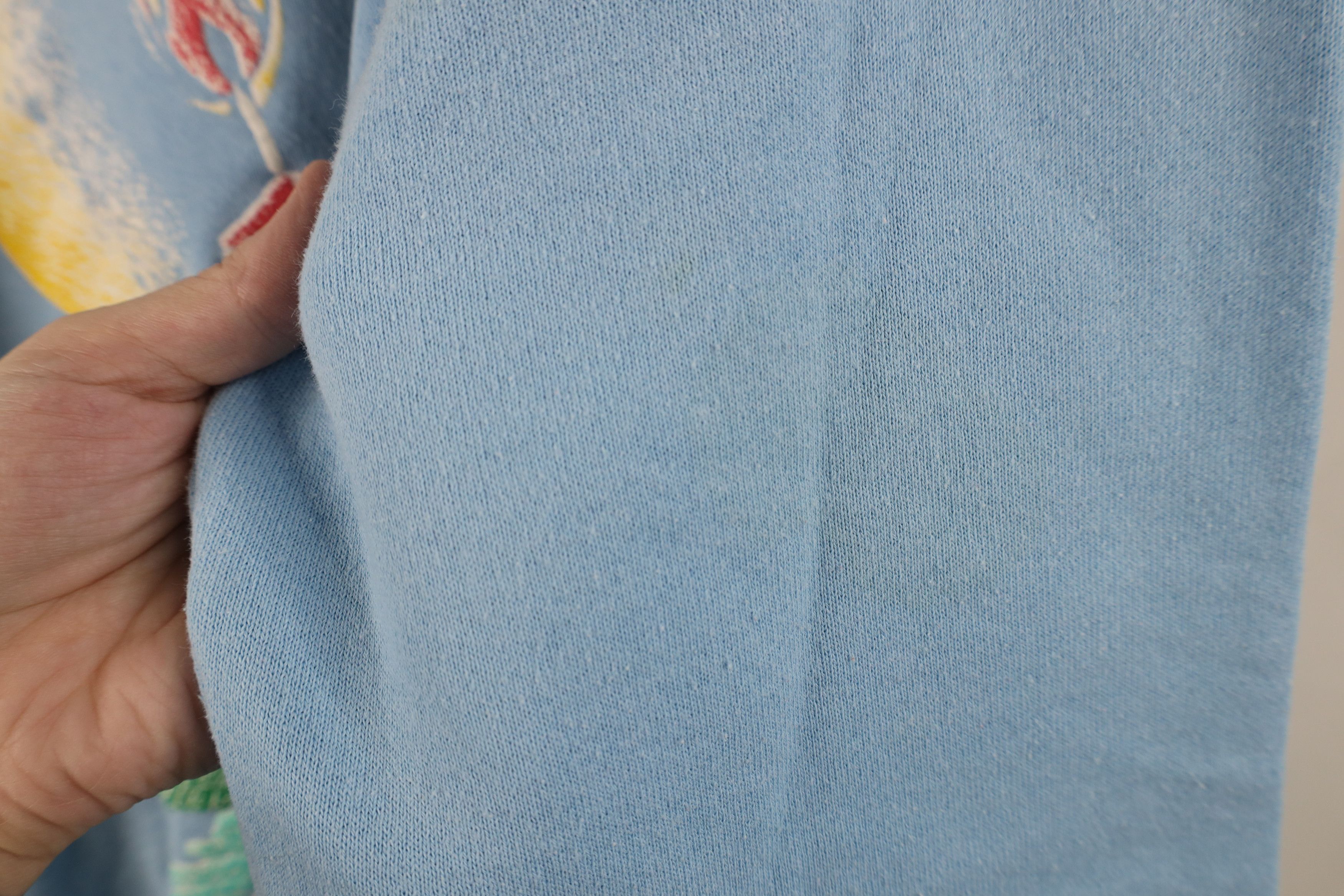 Vintage Vintage 80s 90s The Season Puff Paint Sweatshirt Blue USA Size XL / US 12-14 / IT 48-50 - 7 Thumbnail