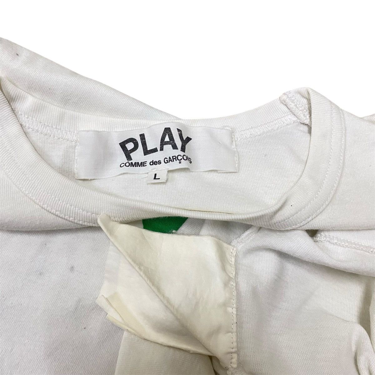 Comme des Garcons PLAY × Vintage Vintage Comme des Garcons Play Tee Size US L / EU 52-54 / 3 - 5 Thumbnail
