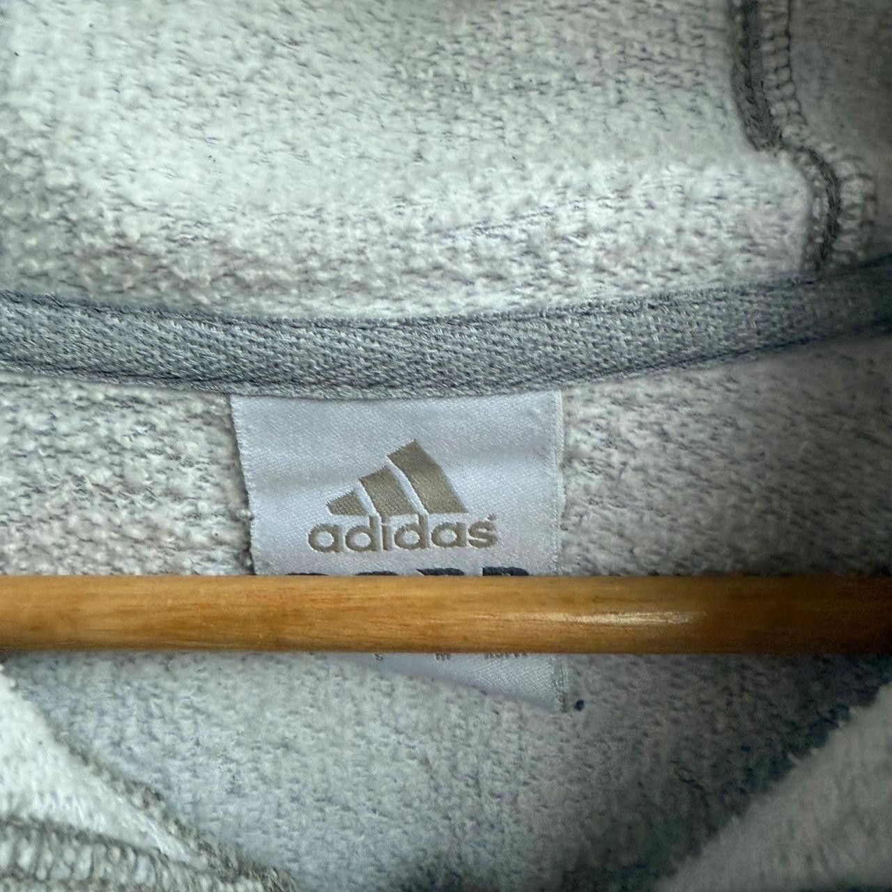 Adidas Adidas Vintage 90s Hoodie Grey Size US M / EU 48-50 / 2 - 5 Thumbnail