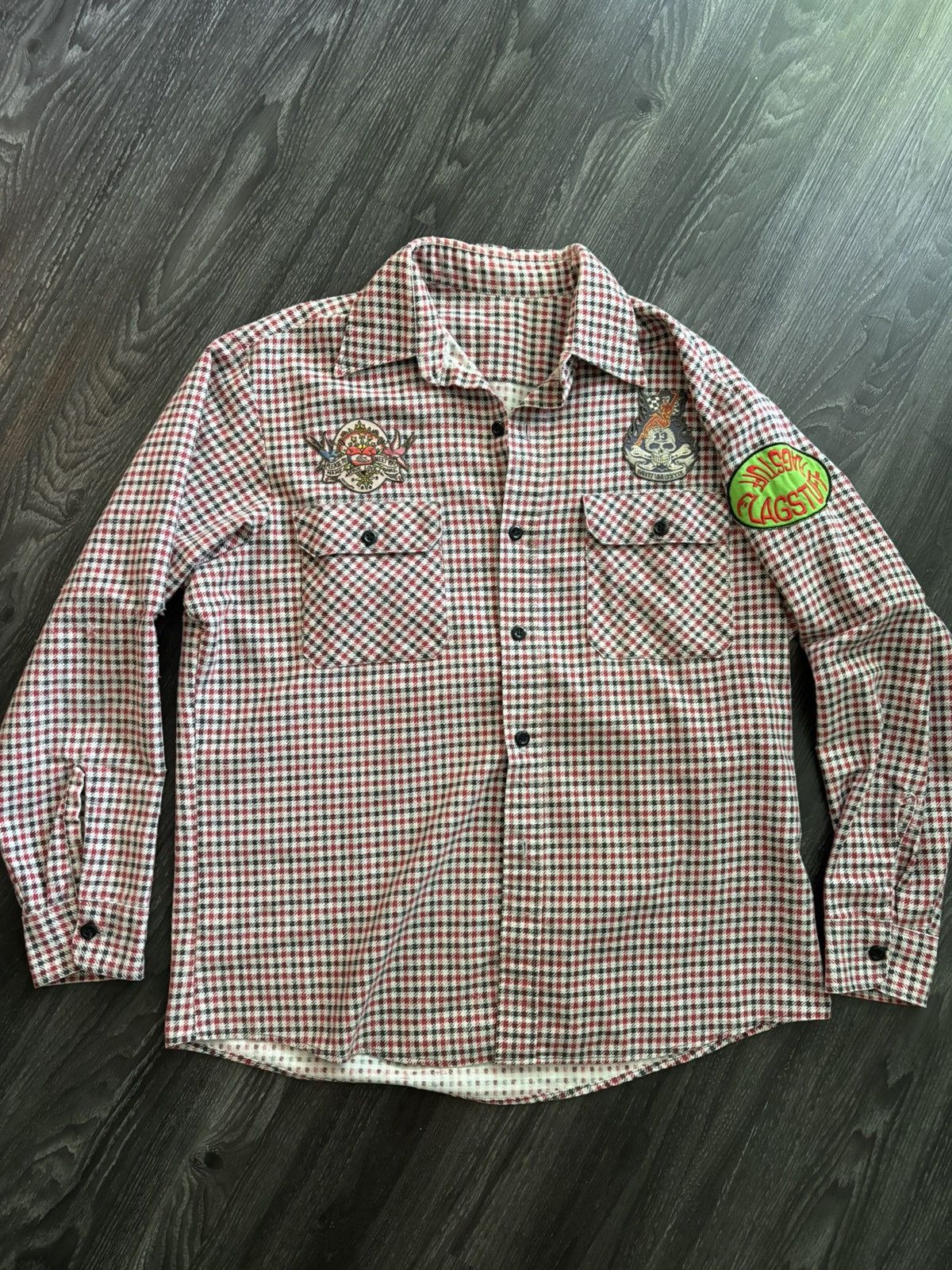 Blackmeans Blackmeans x FourStore flannel Size US L / EU 52-54 / 3 - 1 Thumbnail