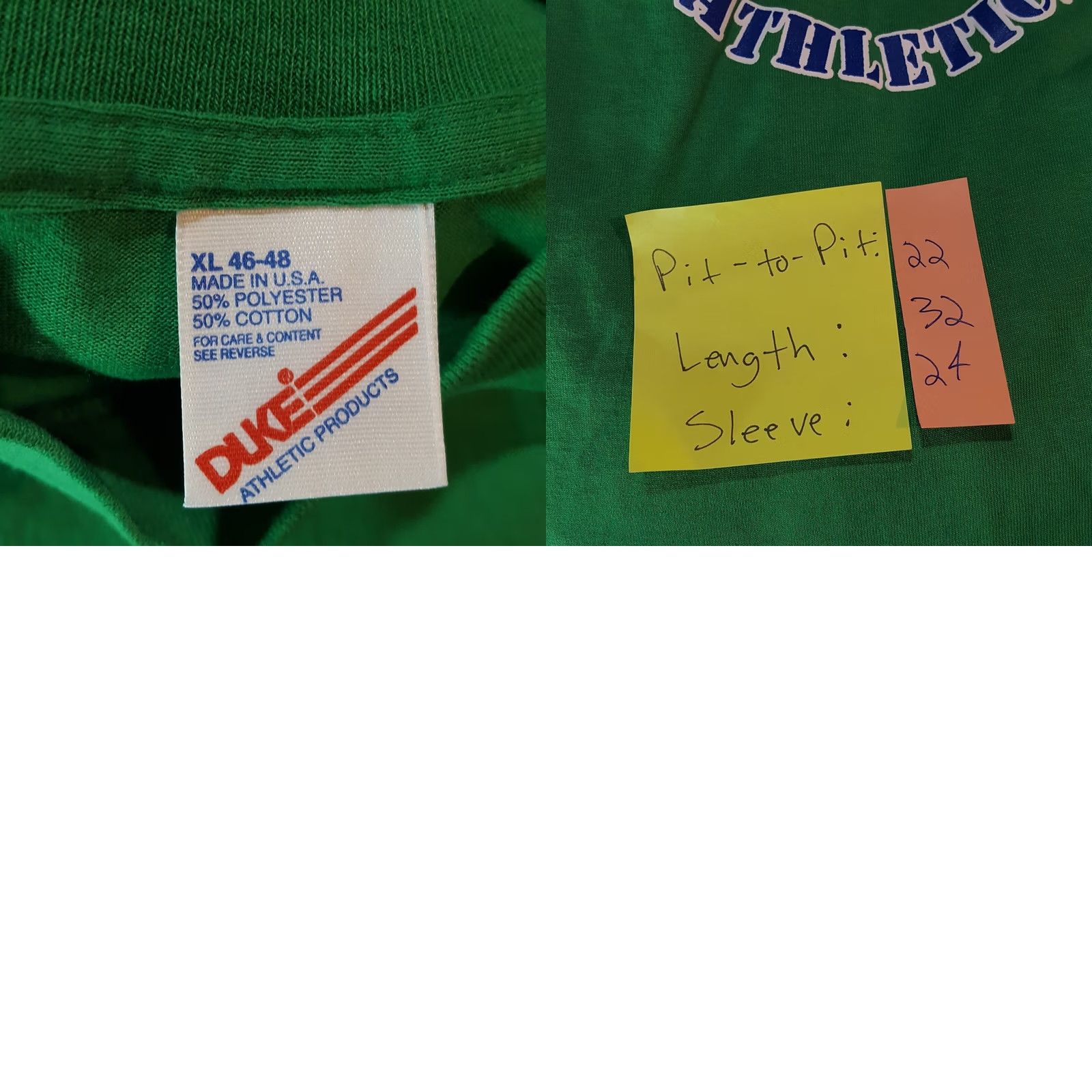Vintage VINTAGE Duke Team Texas Green Long Sleeve XL Athletic College Retro T Shirt Mens Size US XL / EU 56 / 4 - 8 Thumbnail