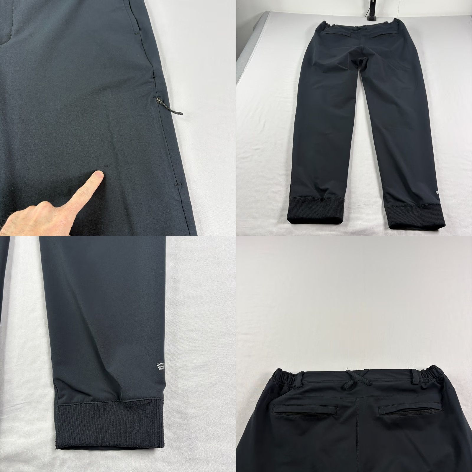 Vintage Mack Weldon Pants Mens Large Black Radius Flex Joggers Performance Stretch Size US 33 - 8 Thumbnail