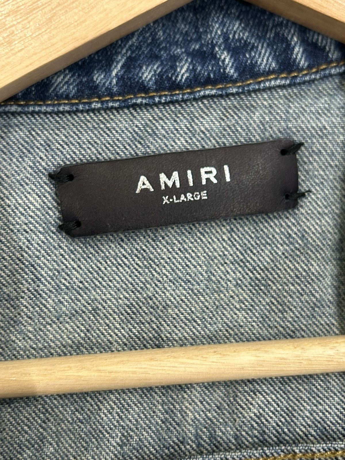 Amiri Amiri Sleeveless Trucker Jacket Size US XL / EU 56 / 4 - 3 Thumbnail