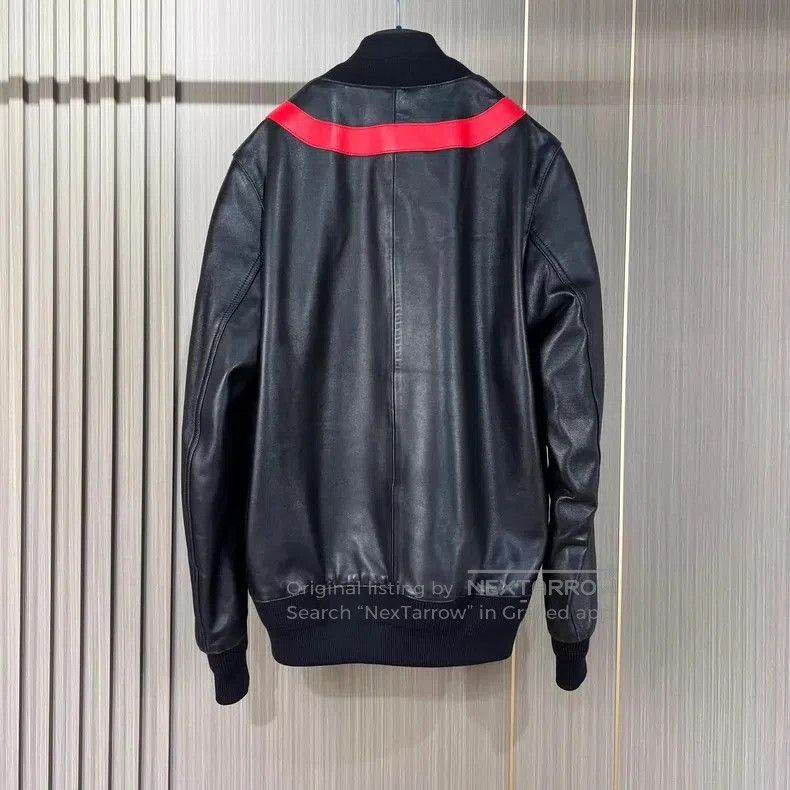 Givenchy Givenchy Stars Leather Baseball Jacket. Size US L / EU 52-54 / 3 - 2 Thumbnail