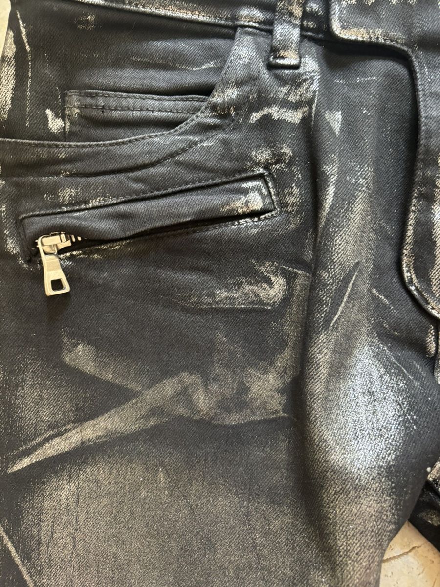 Balmain Balmain Waxed Eagle coin Denim SS11 By Decarnin Size US 32 / EU 48 - 3 Thumbnail