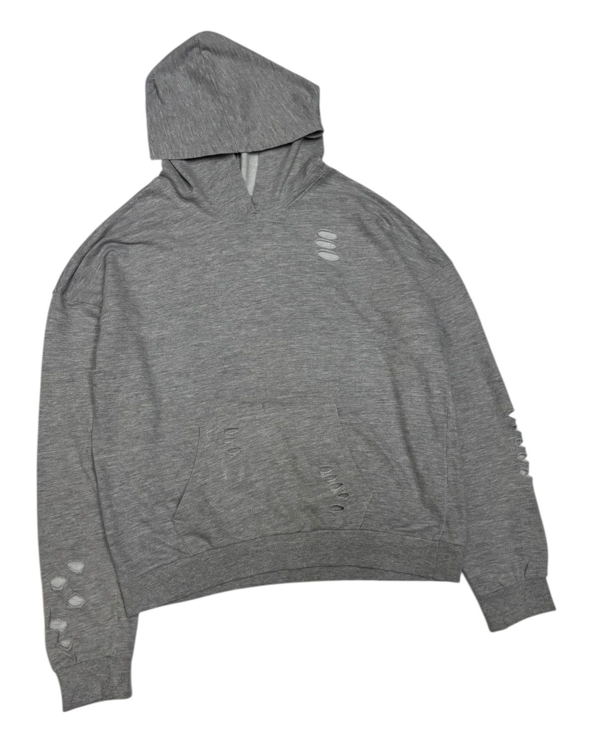 Stussy 🔥STUSSY THRASHED DISTRESSED PLAIN HOODIES Size US M / EU 48-50 / 2 - 4 Thumbnail