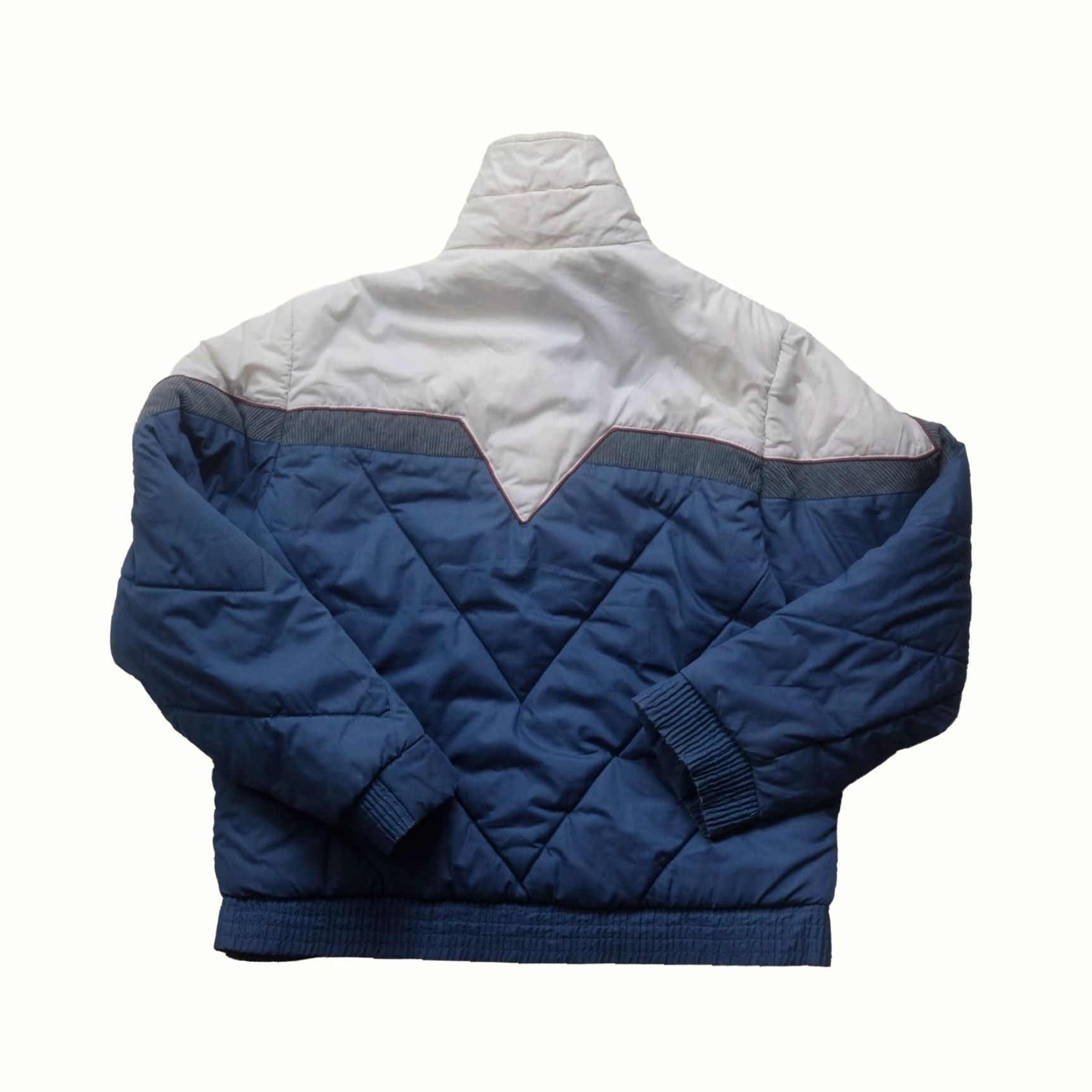 Vintage VINTAGE CLASSIC DIRECTIONS QUILTED CORDUROY JACKET 1991 OUTDOOR WINTER MID-LENGTH XL BLUE Men Mens XL Quilted 90s 80s Size US XL / EU 56 / 4 - 3 Thumbnail