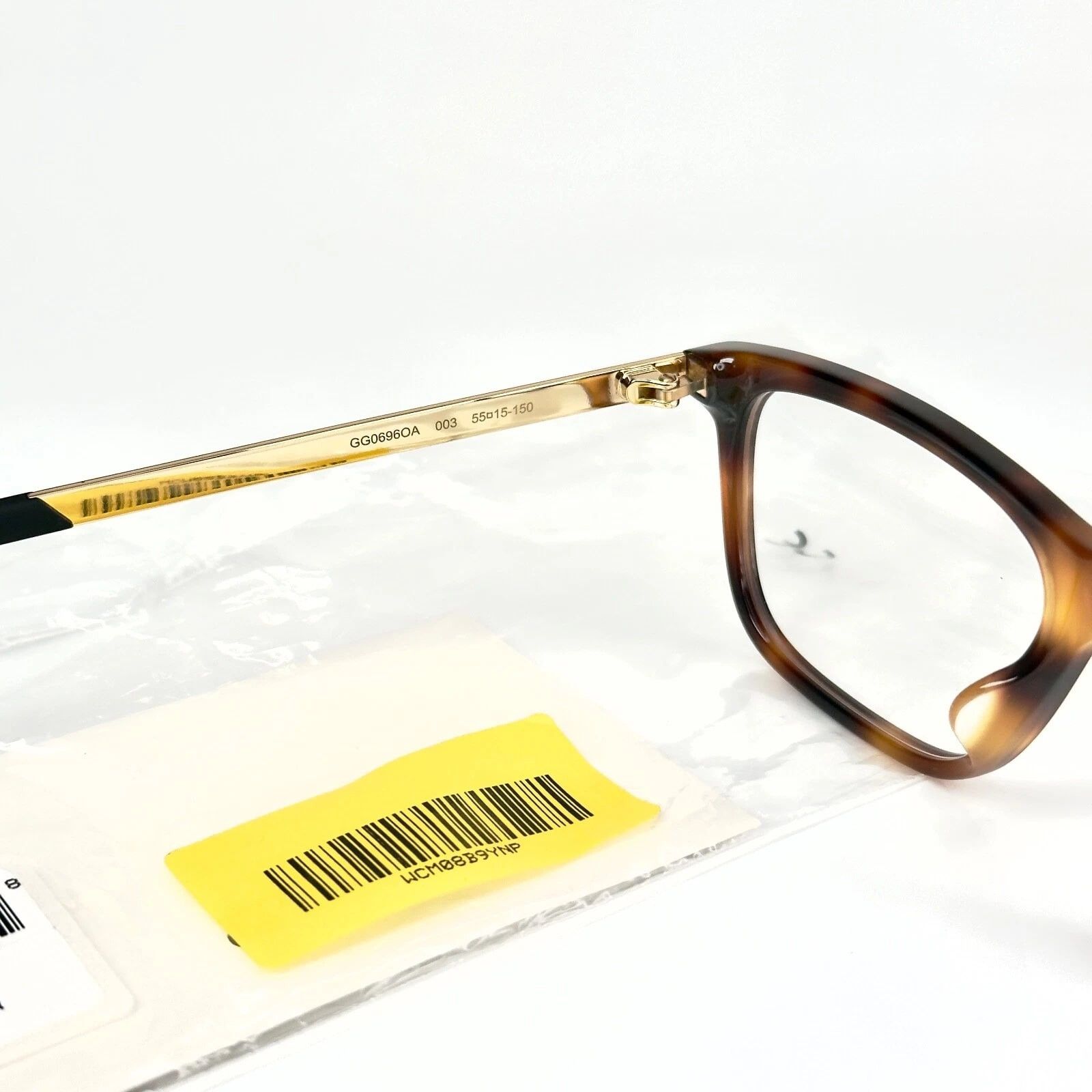 Gucci GUCCI GG0696O 0696 Brown Gold Red Metal Eyeglasses 003 Size ONE SIZE - 6 Thumbnail