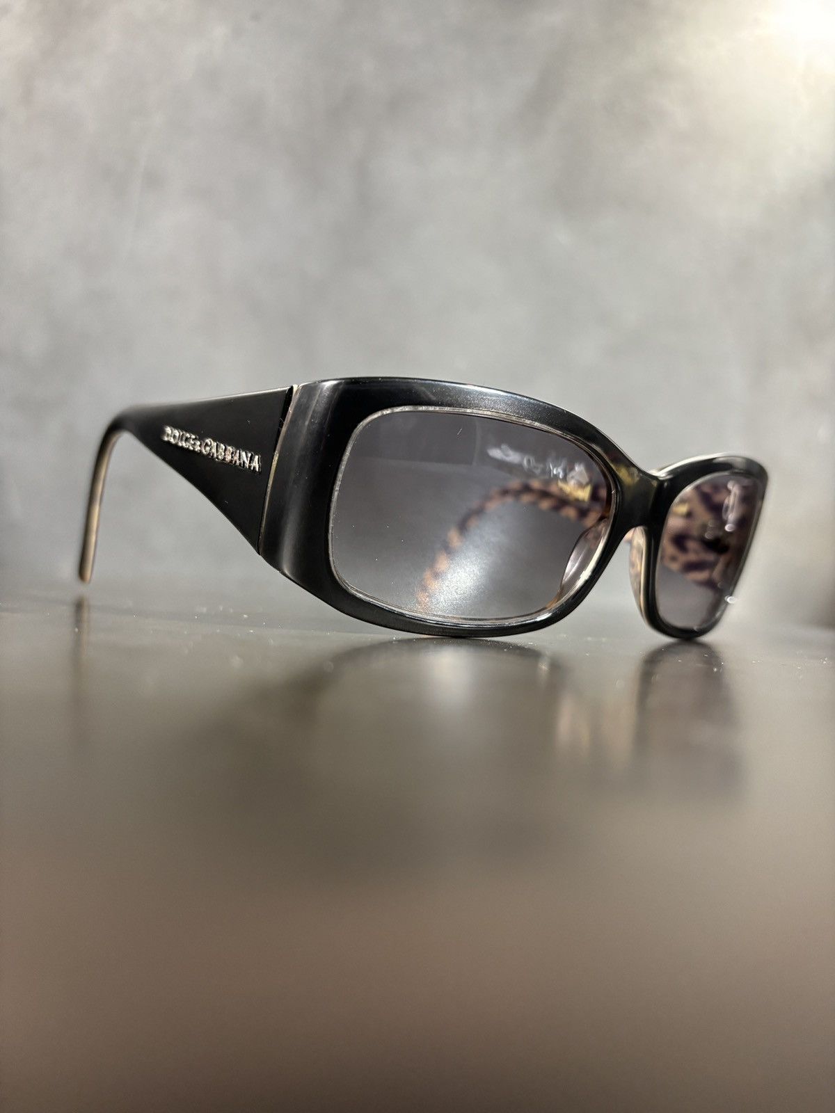 Dolce & Gabbana 2000s Vintage Dolce & Gabbana Sunglasses Cheetah Animal Y2K Size ONE SIZE - 5 Thumbnail