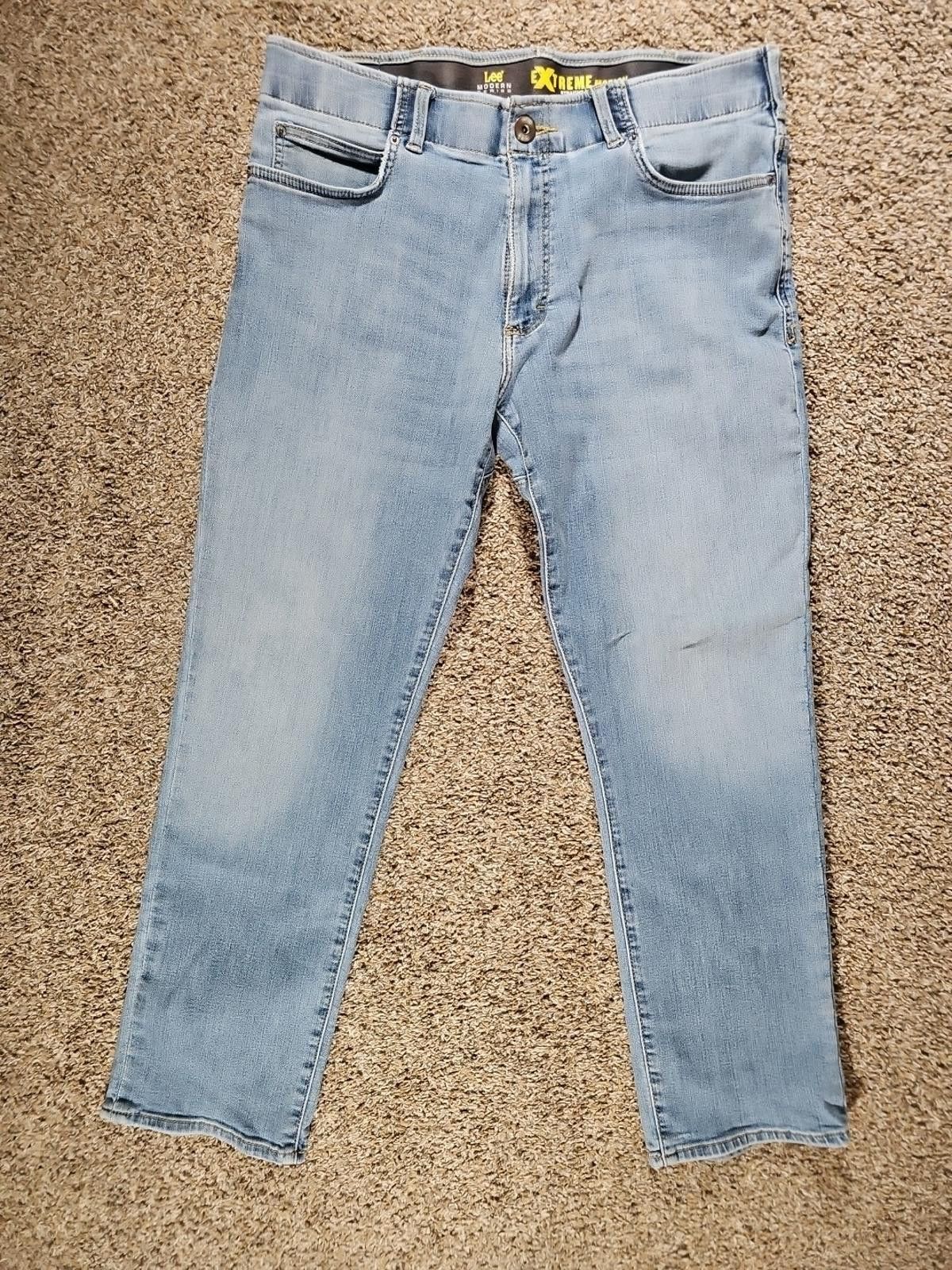 Lee Lee Jeans Mens 36x30 Extreme Motion Modern Series Straight Size US 36 / EU 52 - 1 Thumbnail