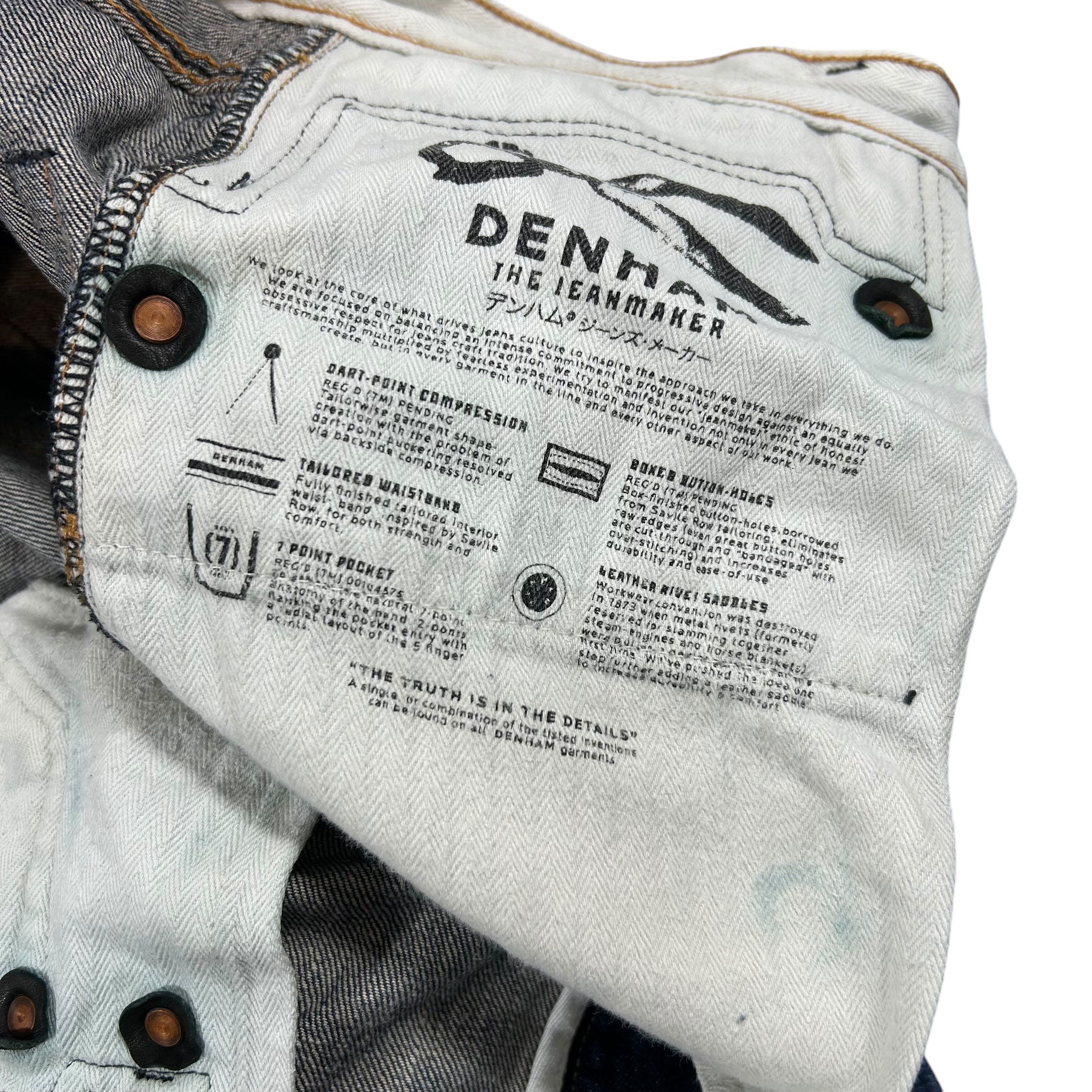 DENHAM Denham Selvedge Skinny Raw Japanese Denim Jeans Size 31 Size US 31 - 11 Thumbnail