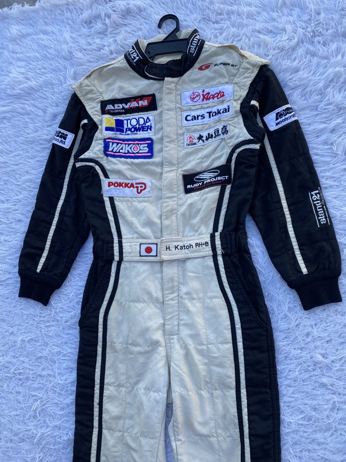 Racer Worldwide Rare Vintage Yokohama Coverall Racing Outfit Japan Size US S / EU 44-46 / 1 - 6 Thumbnail
