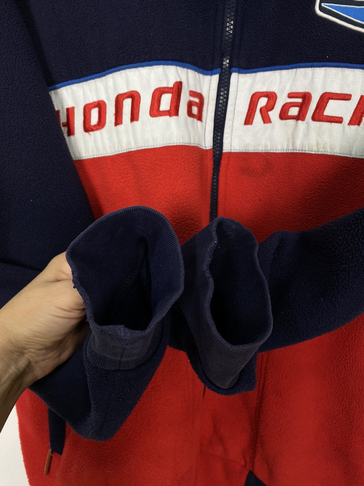 Honda Honda Racing TT Legends Mens Jacket Fleece Navy/Red Sz Large Size US L / EU 52-54 / 3 - 22 Thumbnail