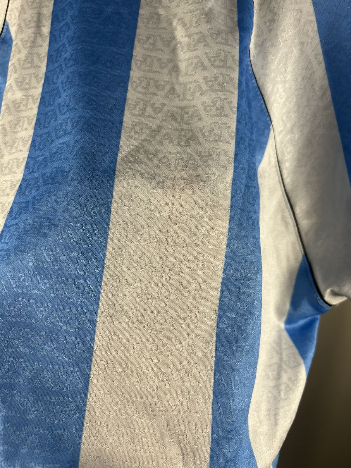 Adidas 1995/96 ARGENTINA HOME SHIRT ADIDAS Size US XS / EU 42 / 0 - 8 Thumbnail
