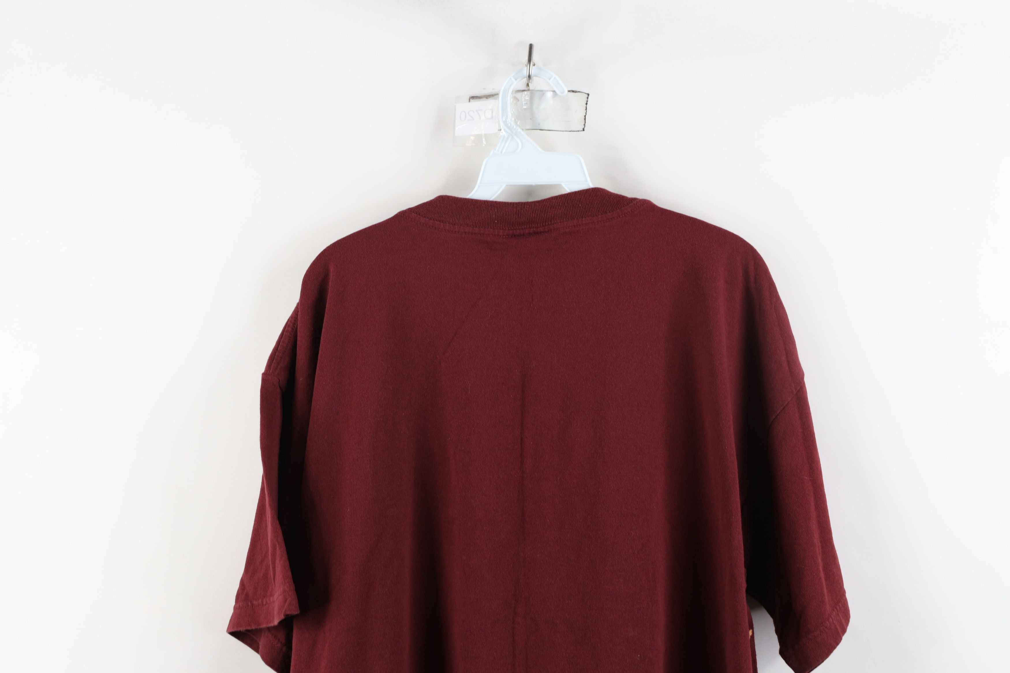 Aeropostale × Vintage Vintage 90s Aeropostale Spell Short Sleeve T-Shirt Red USA Size US XL / EU 56 / 4 - 12 Thumbnail