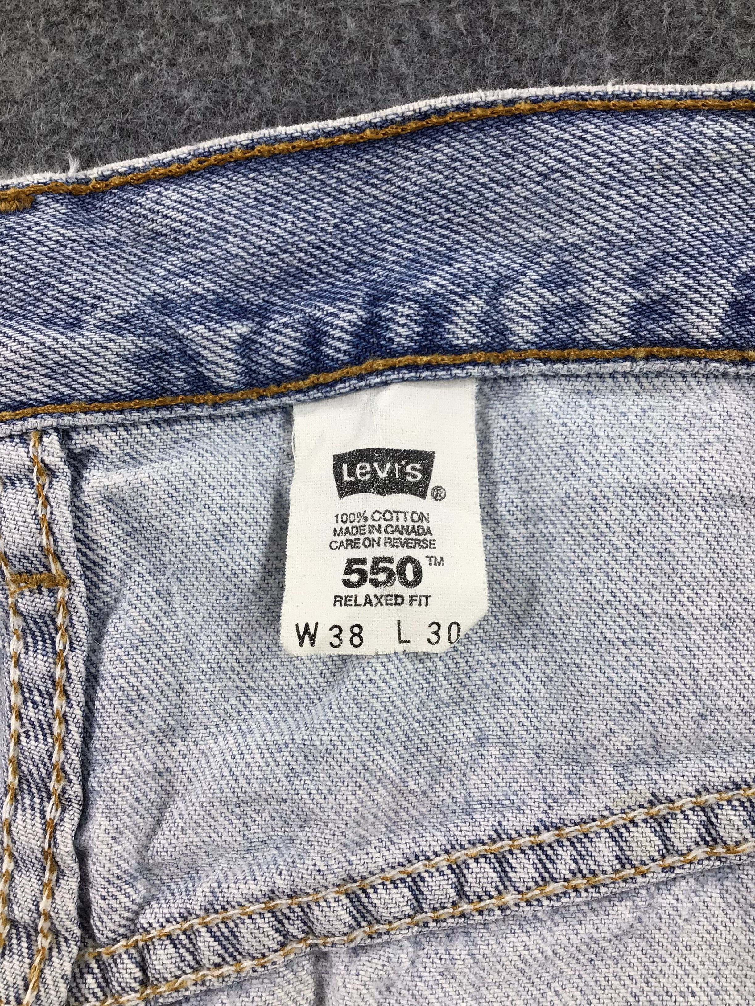 Levi's Vintage Levis Jeans Lot 550-J824 Size US 36 / EU 52 - 10 Thumbnail