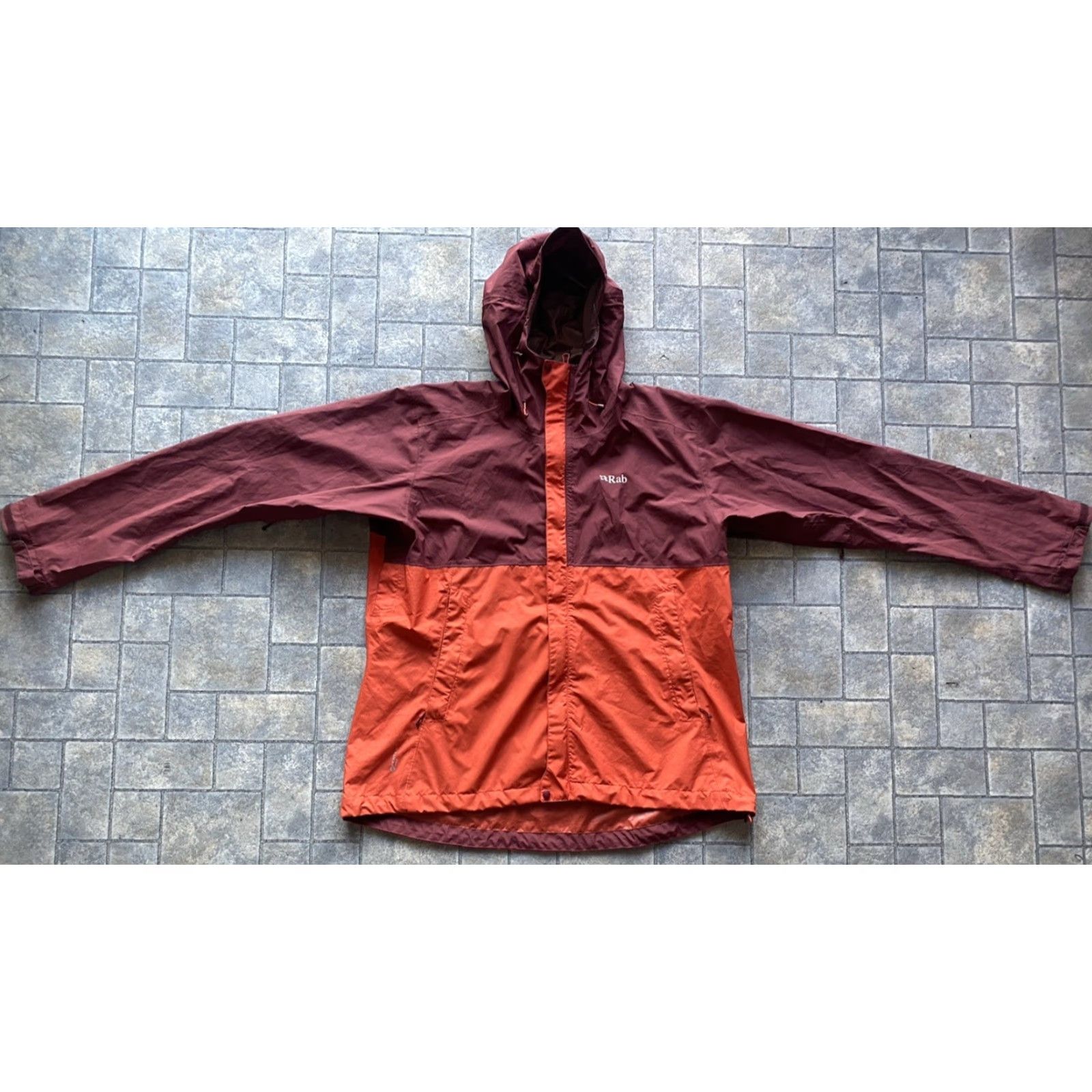 Rab RAB Downpour Eco Jacket Women 2XL Red Pertex Shield Jacket Womens Red 2XL Rab Downpour Eco Size XXL / US 16-18 / IT 52-54 - 2 Thumbnail