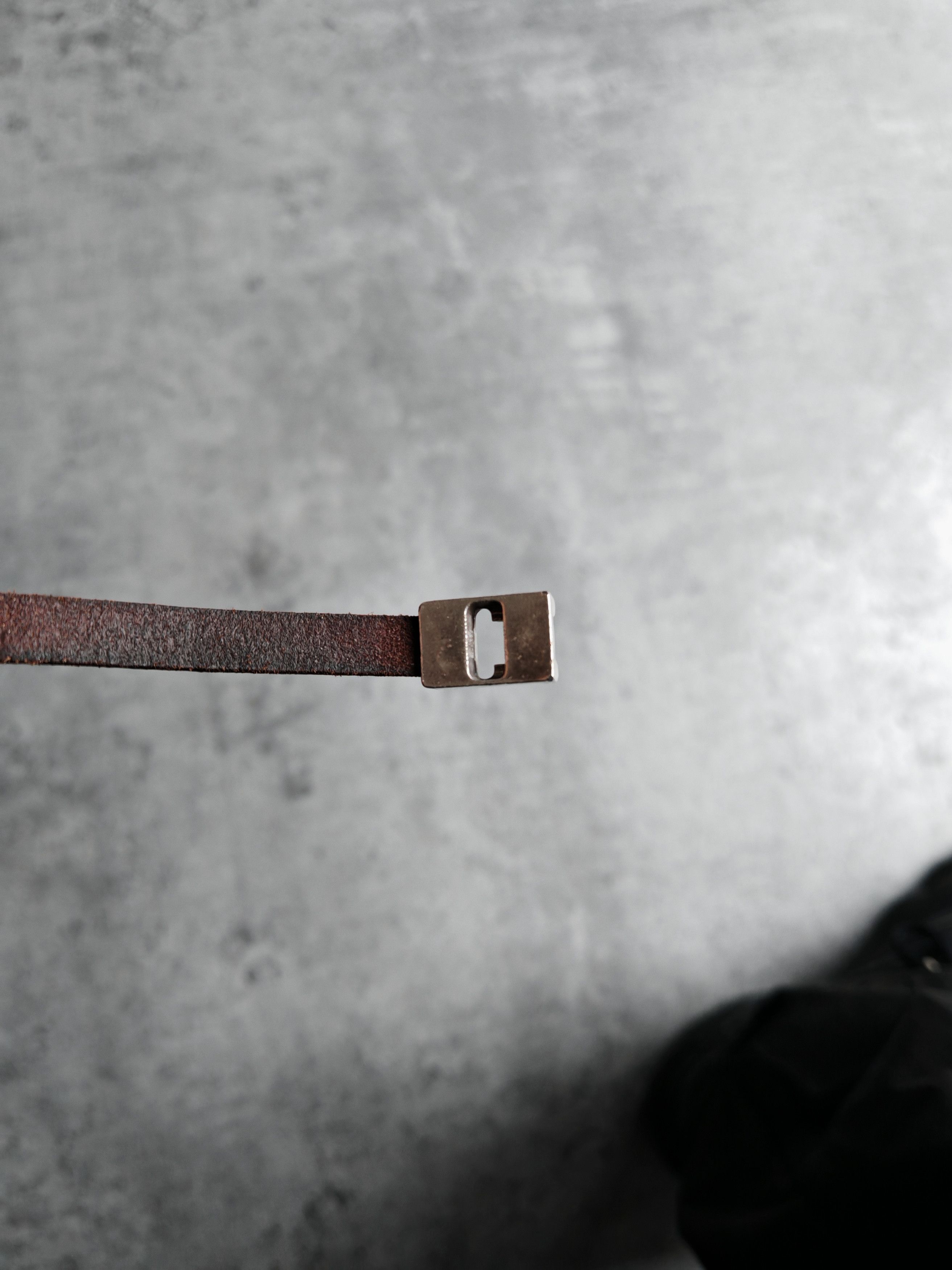 Diesel 🕯️Vintage Diesel Leather Steel Braclet Archive Gothic Y2K Size ONE SIZE - 7 Thumbnail