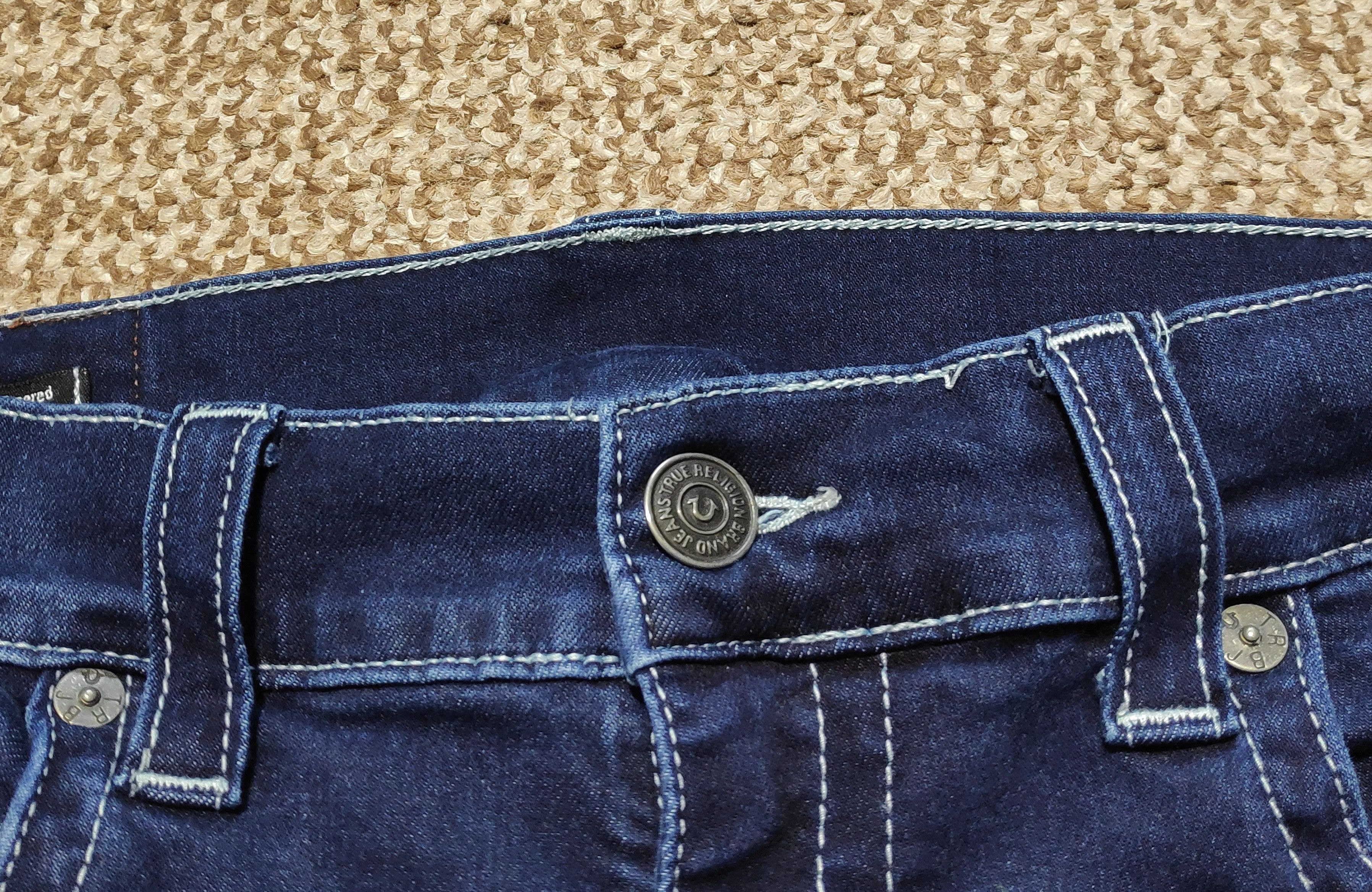 True Religion True Religion Jack Skinny Tapered Denim Jeans sz W32 Size US 32 / EU 48 - 8 Thumbnail
