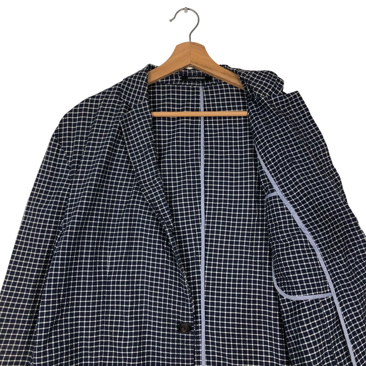 Emporio Armani 🔥Emporio Armani Tartan Design Casual Chore Jacket Size US M / EU 48-50 / 2 - 12 Thumbnail