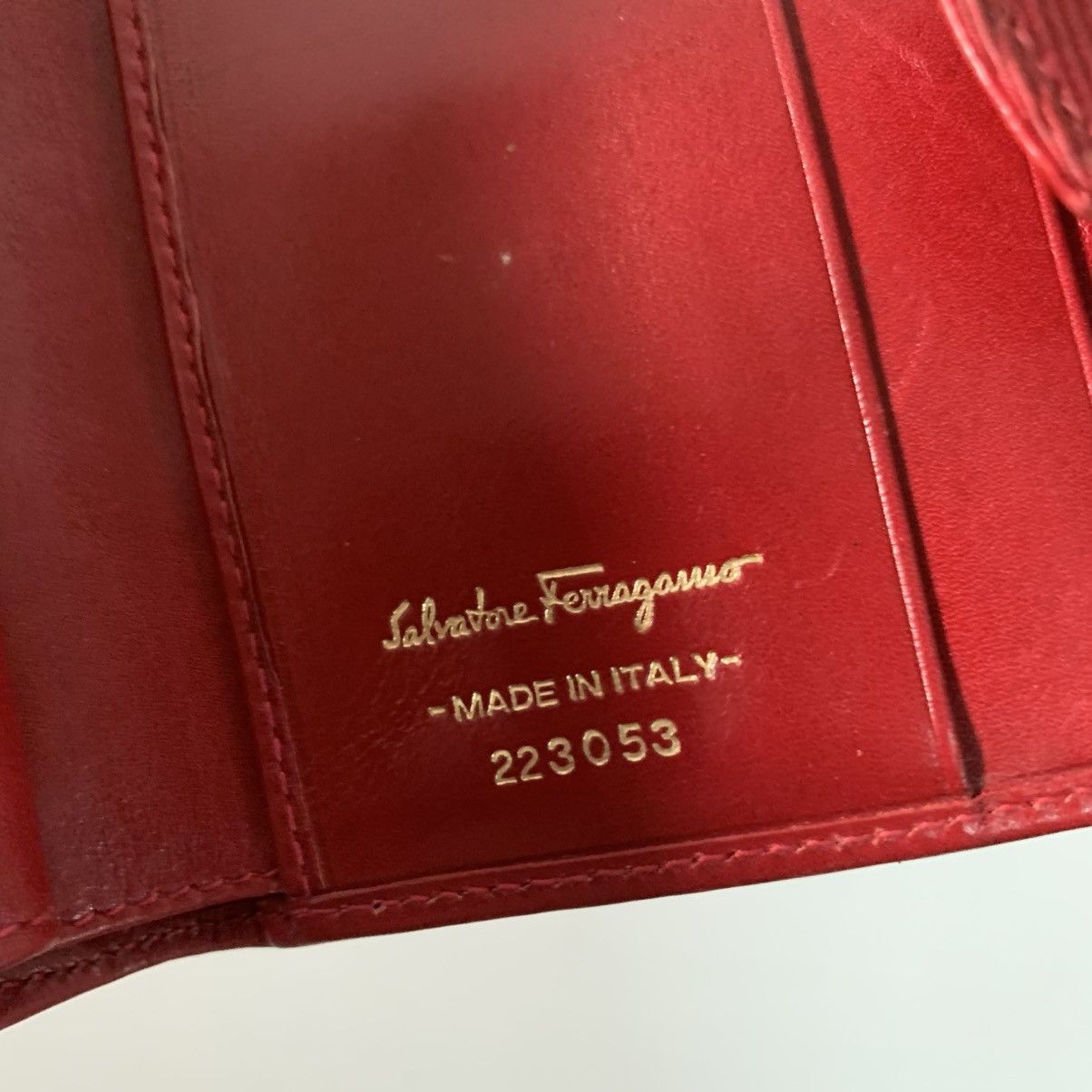 Salvatore Ferragamo Salvatore Ferragamo Leather Wallet Size ONE SIZE - 10 Thumbnail
