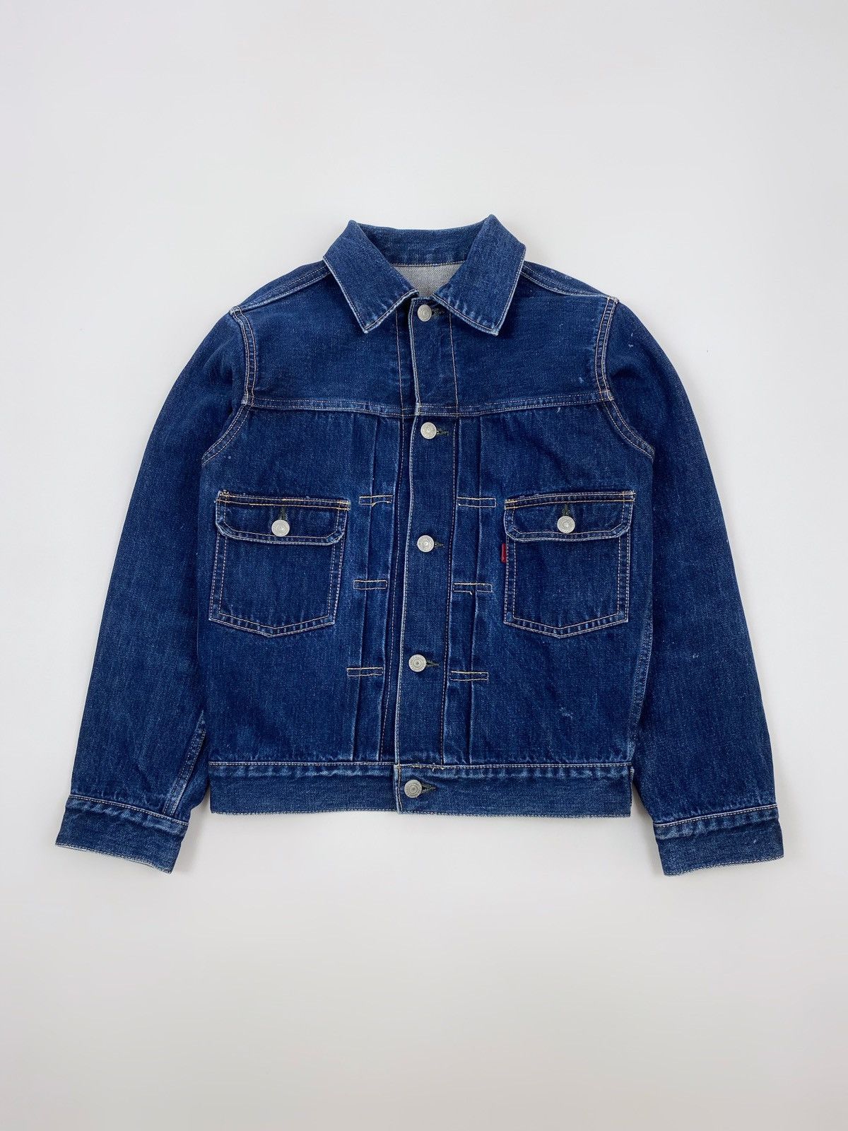 image of Full Count. & Co 2102 Type 2 Selvedge Denim Jacket S-Xs in Indigo Blue, Men's (Size Small)