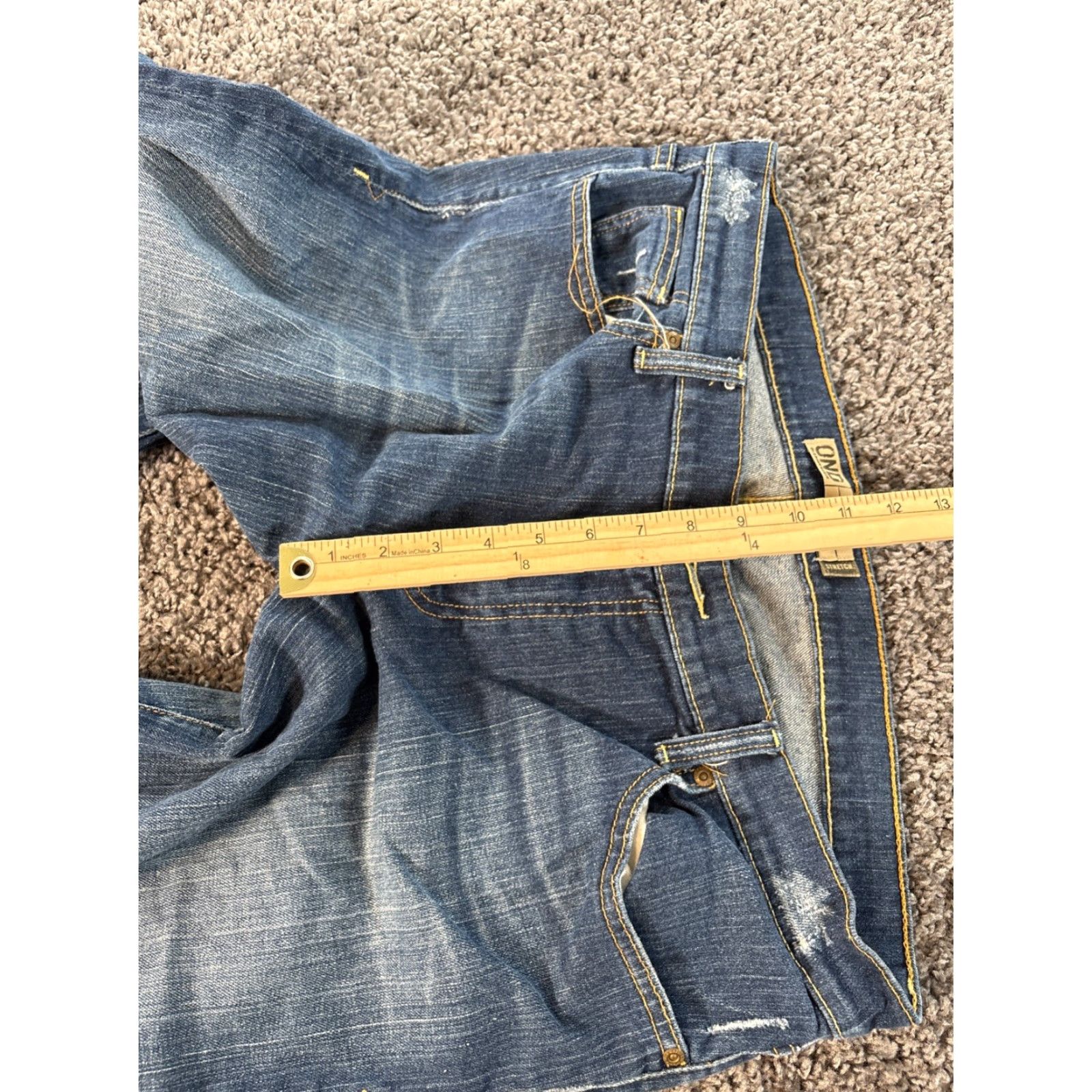 Old Navy VINTAGE Old Navy Jeans Womens 16 Bootcut Denim Cotton 32in Inseam 5-Pocket Regular Rise Mid 38in Waist Blue 90s Hipster Grunge Retro USA Size 38" / US 16 / IT 52 - 4 Thumbnail