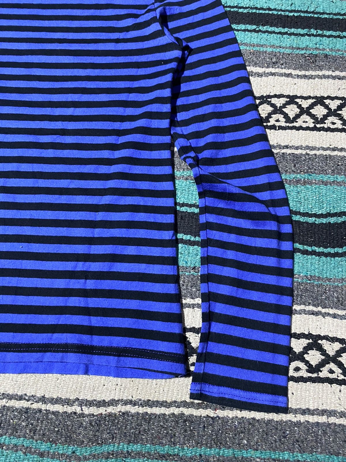 If Six Was Nine 2000s Algonsquin - Grunge Style Striped Longsleeve Size US S / EU 44-46 / 1 - 7 Thumbnail