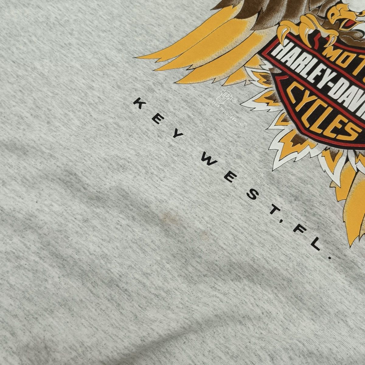Harley Davidson Vintage 80s Harley Davidson Holoubek eagle biker tee y2k og Size US XL / EU 56 / 4 - 5 Thumbnail