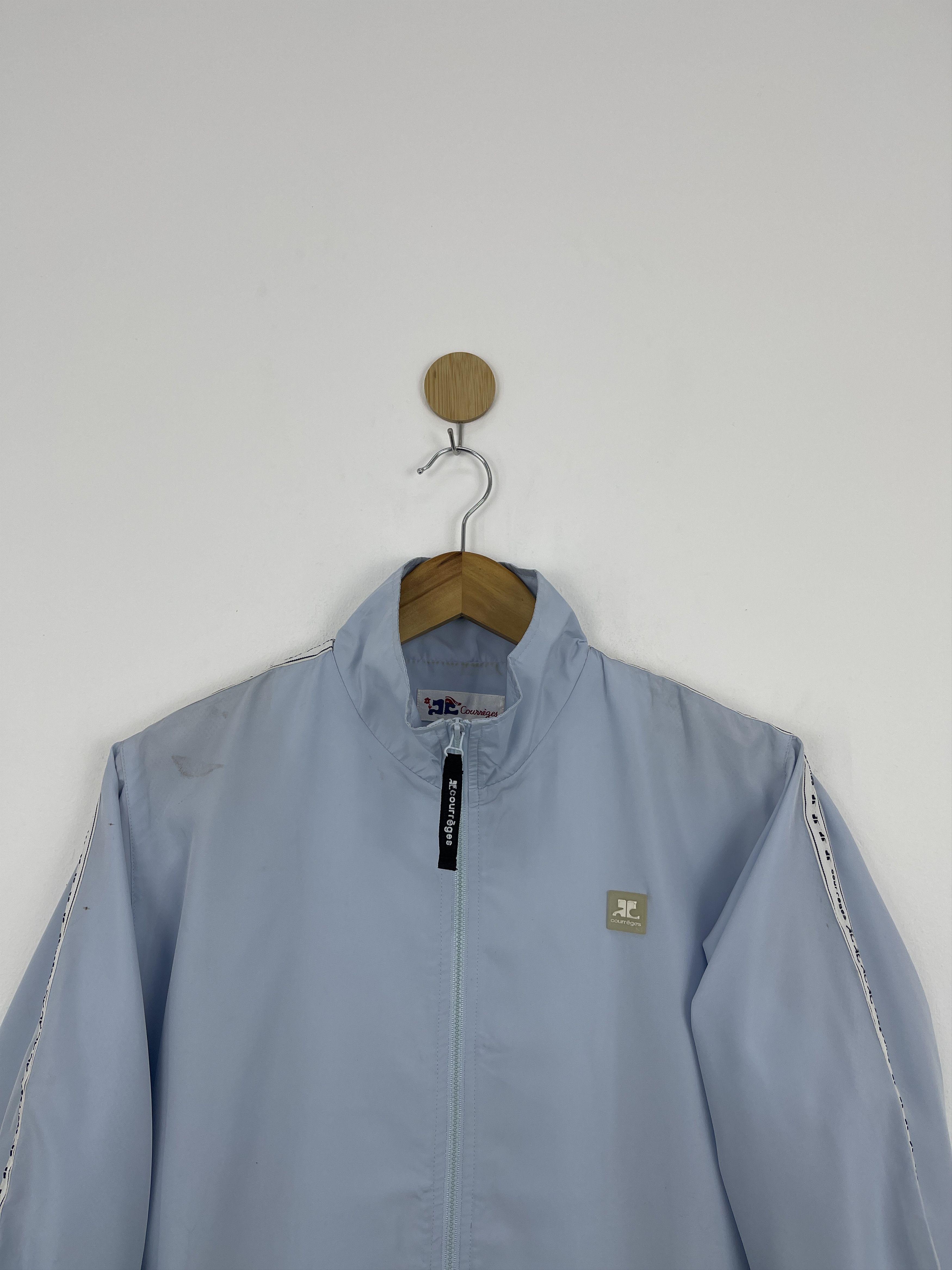 Andre Courreges Vintage Courreges Paris Light Blue Jacket JA0023 Size US S / EU 44-46 / 1 - 3 Thumbnail