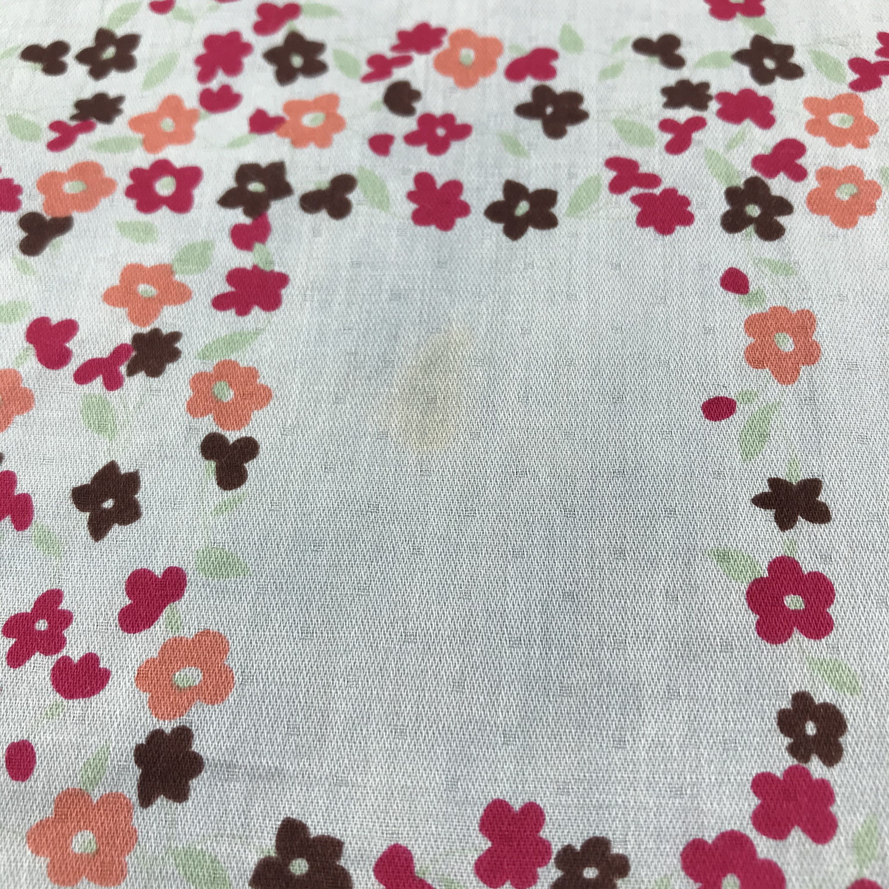 Burberry Burberry Floral Handkerchief Neckerchief Bandana H379 Size ONE SIZE - 5 Thumbnail