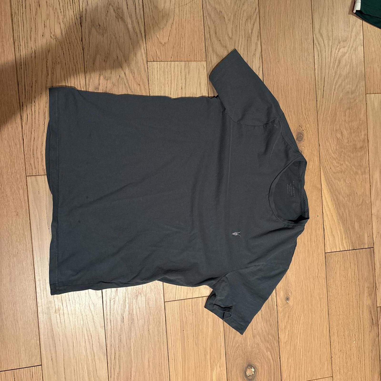 Allsaints AllSaints Charcoal Slim Fit Tee Size US M / EU 48-50 / 2 - 3 Thumbnail
