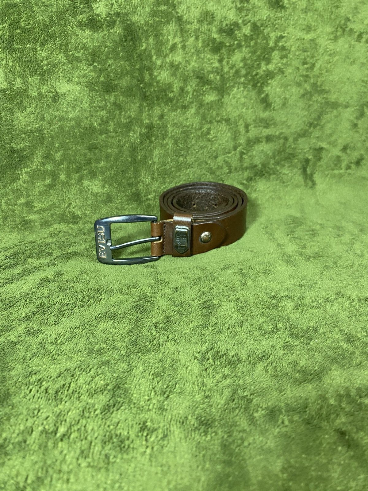 Evisu Evisu brown leather belt Size 32 - 4 Thumbnail