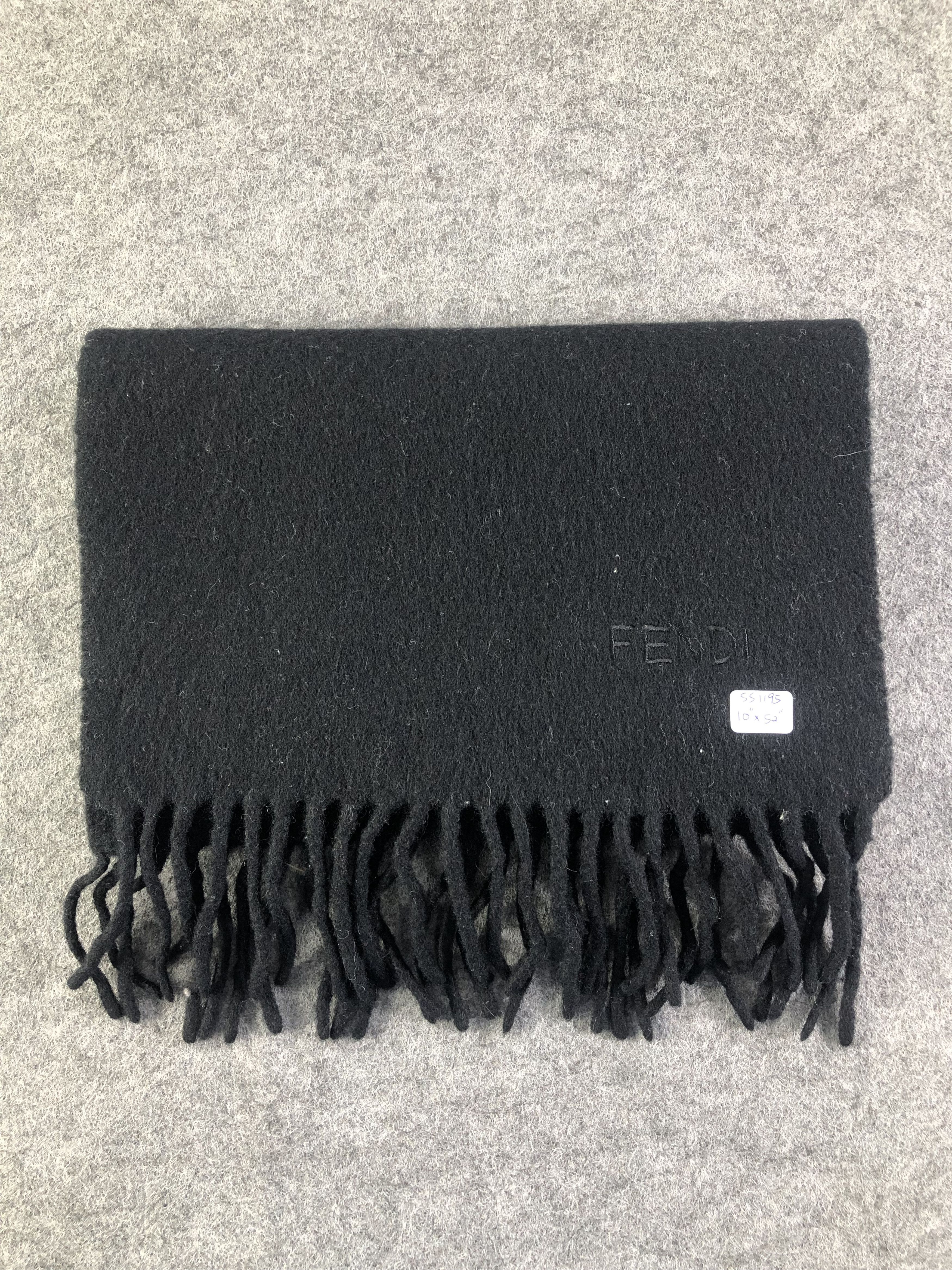 Vintage Fendi Blackout Scarf / Muffler / Neckwear SS1195 Size ONE SIZE - 6 Thumbnail
