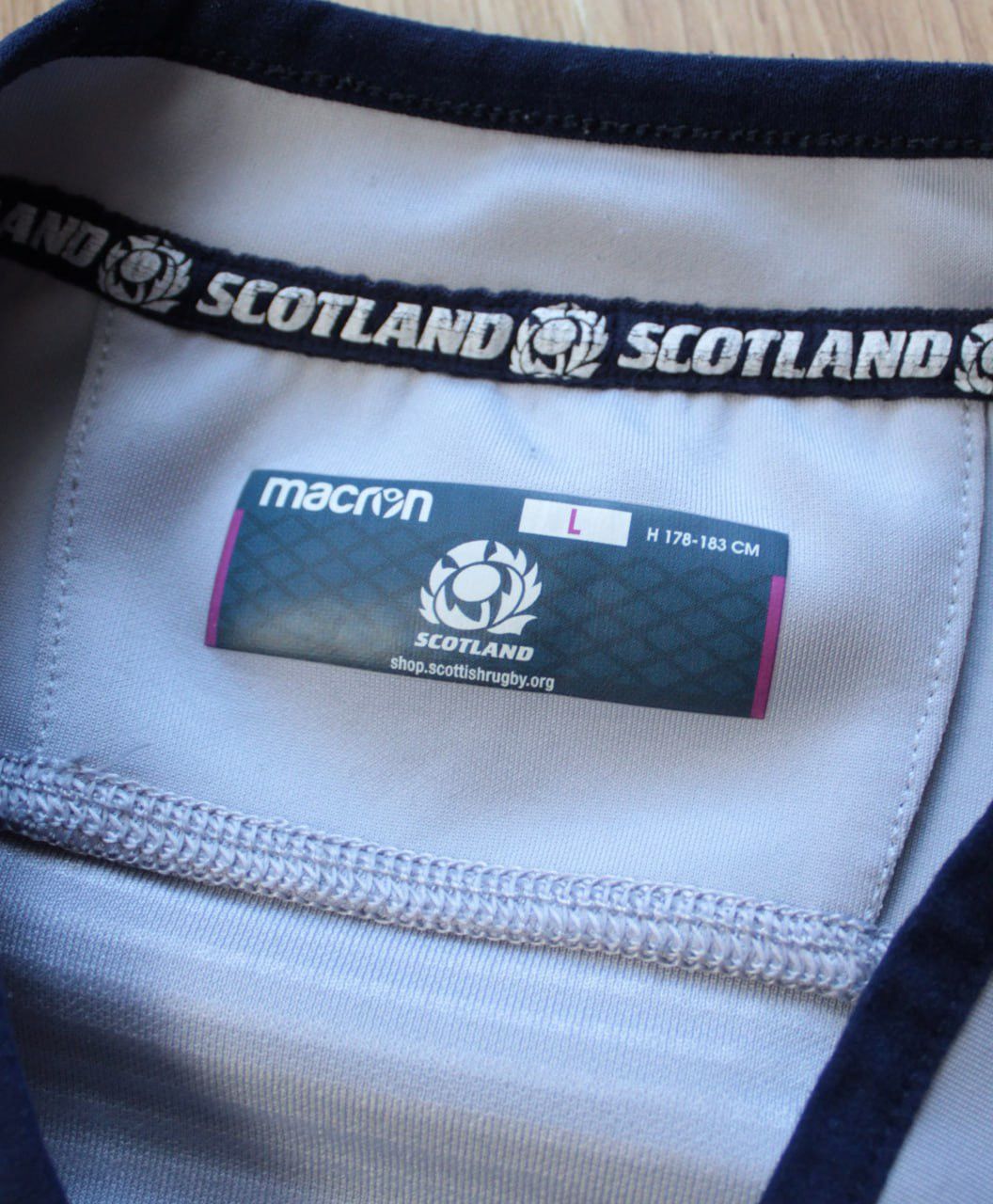 Macron 🔥 Scotland 2018 2019 Rugby Union Macron BT Jersey T Shirt Size US L / EU 52-54 / 3 - 3 Thumbnail